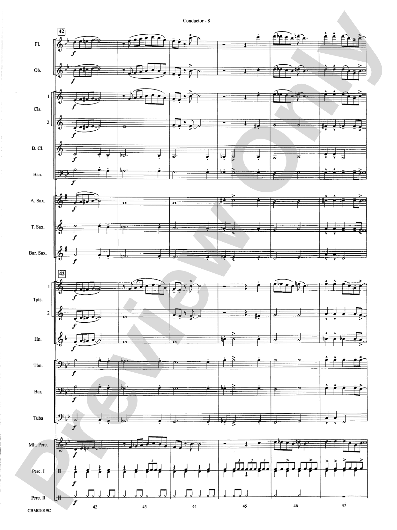 Chattanooga Choo Choo: Concert Band Conductor Score & Parts