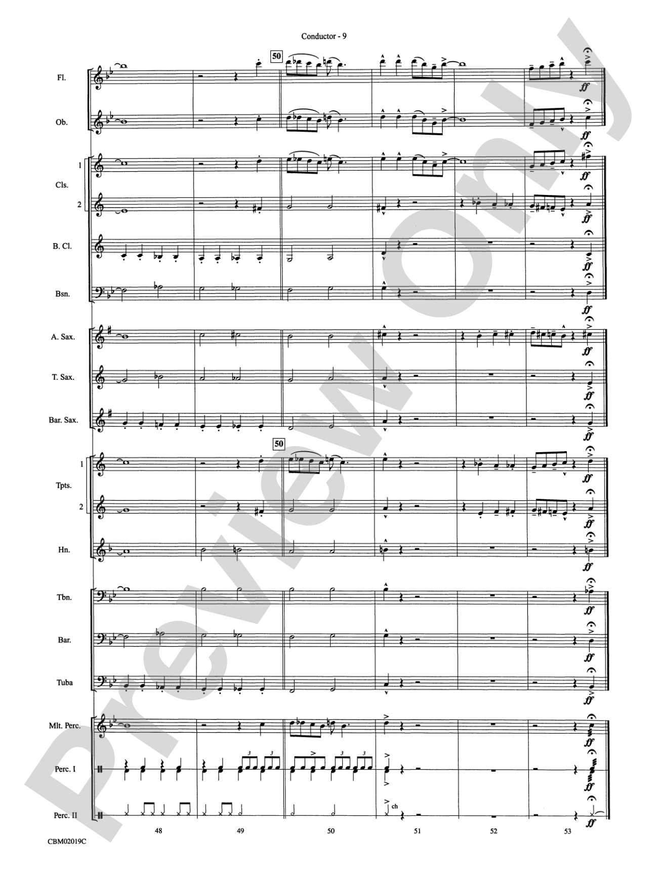 Chattanooga Choo Choo: Concert Band Conductor Score & Parts