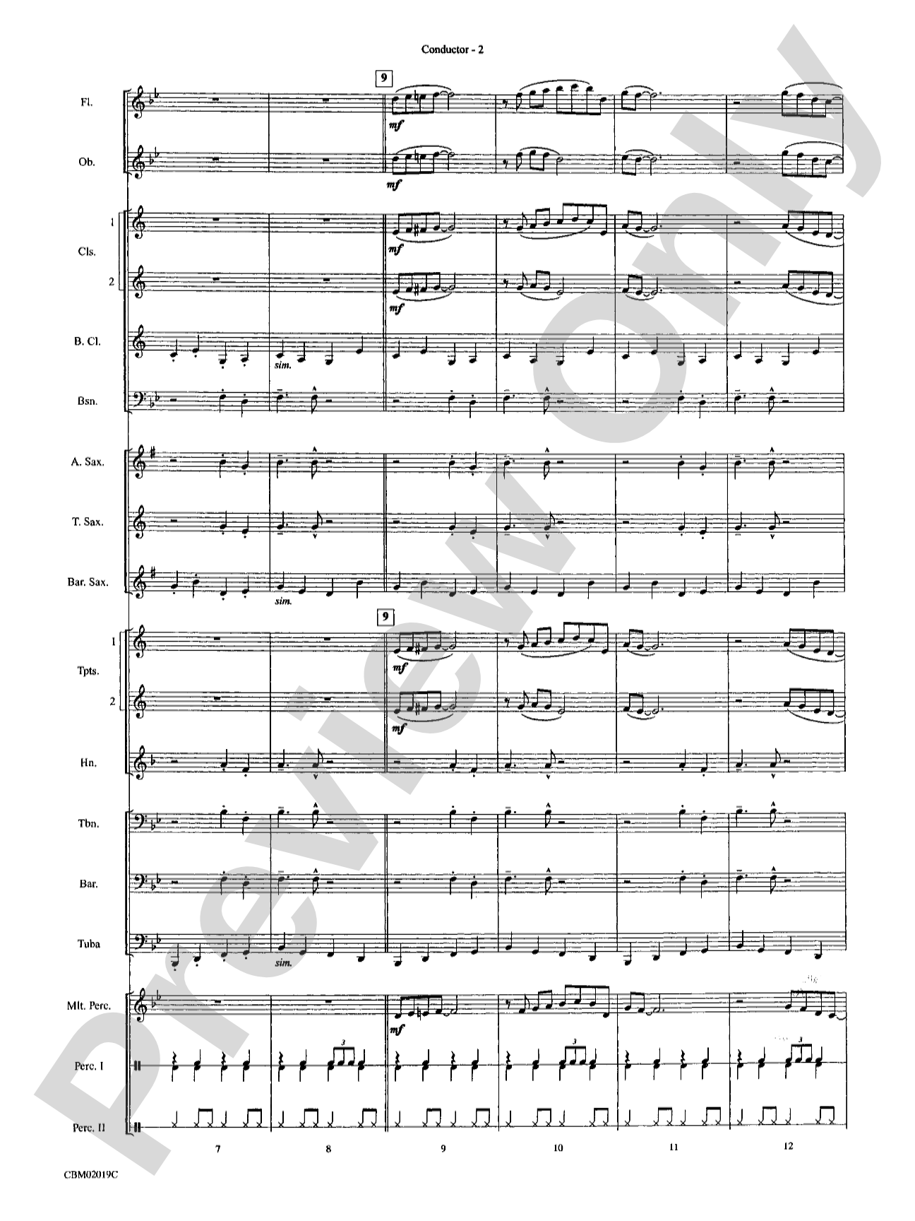 Chattanooga Choo Choo: Concert Band Conductor Score & Parts