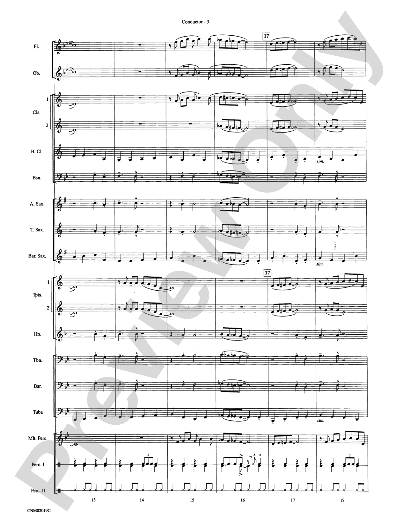 Chattanooga Choo Choo: Concert Band Conductor Score & Parts