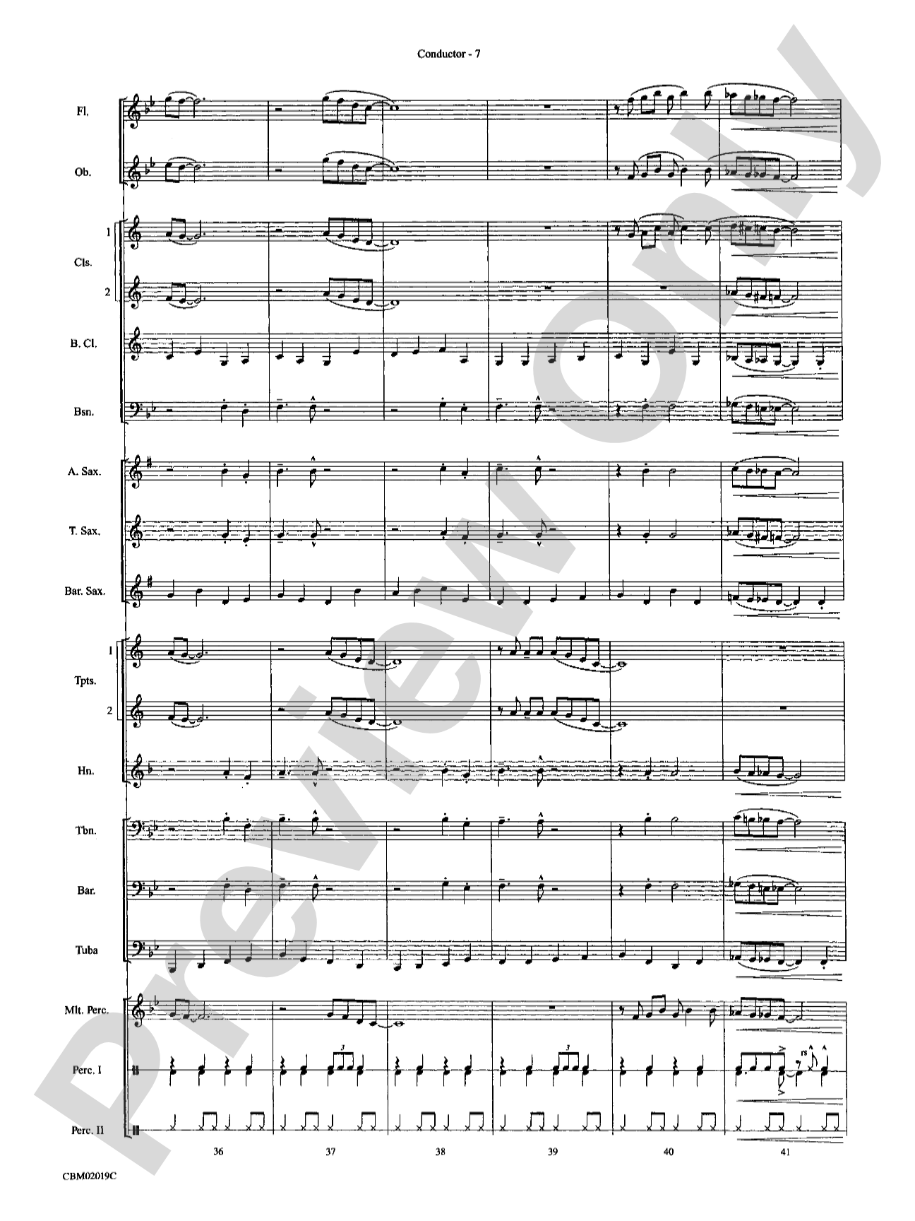 Chattanooga Choo Choo: Concert Band Conductor Score & Parts