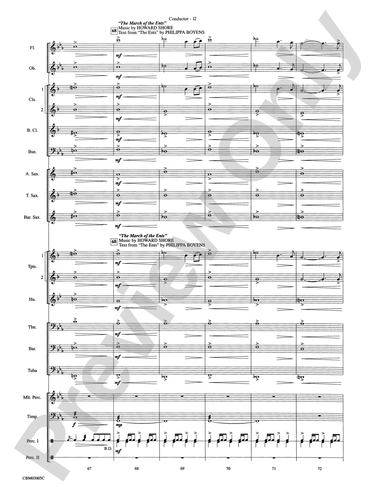 The Lord of the Rings: The Two Towers, Highlights from: Score