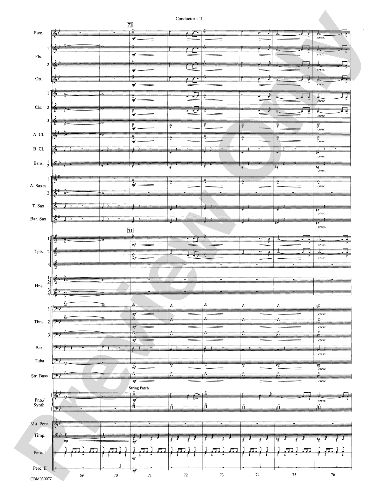 The Lord of the Rings: The Two Towers, Symphonic Suite from: Concert Band Conductor Score & Parts