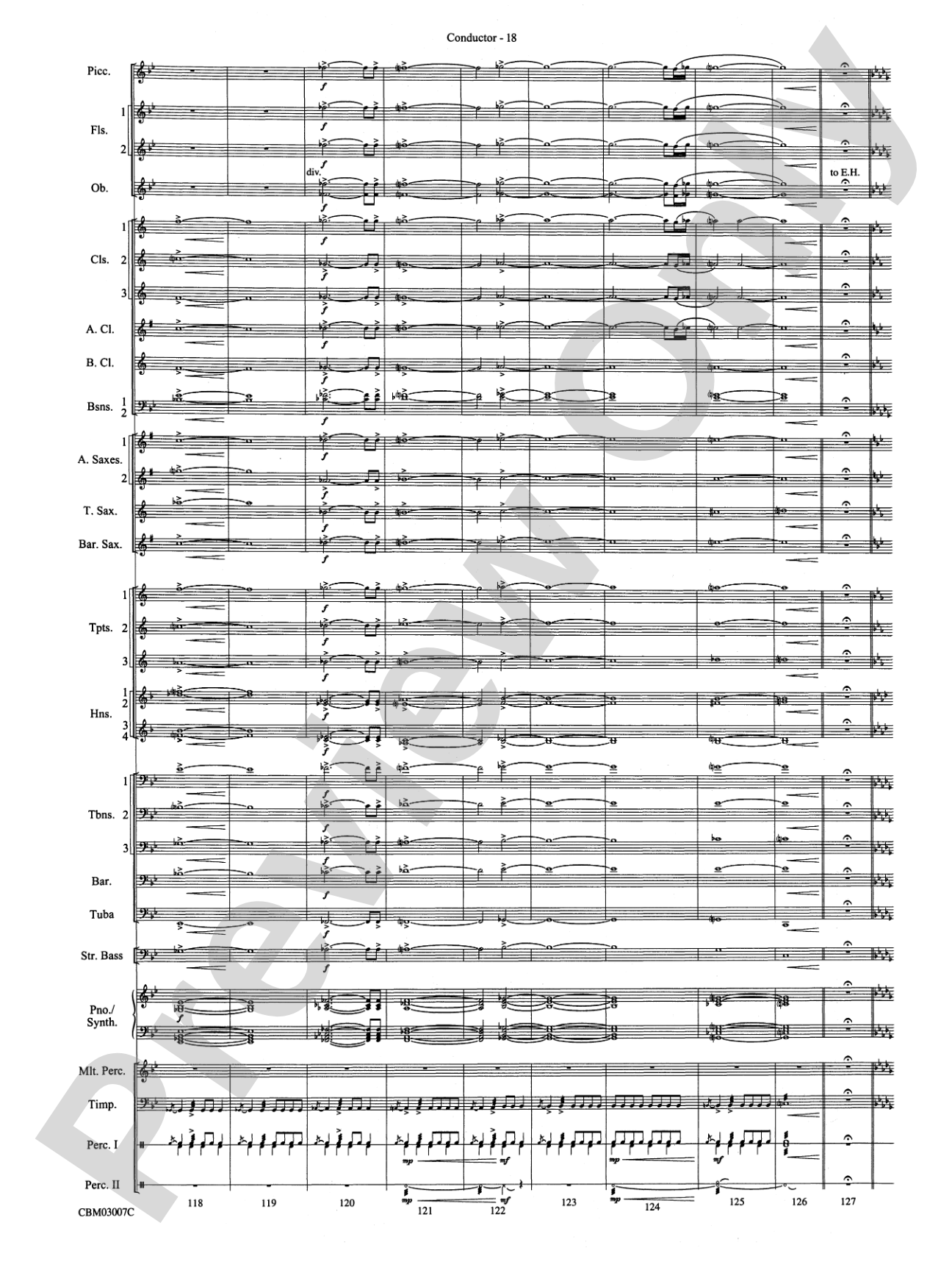 The Lord of the Rings: The Two Towers, Symphonic Suite from: Concert Band Conductor Score & Parts
