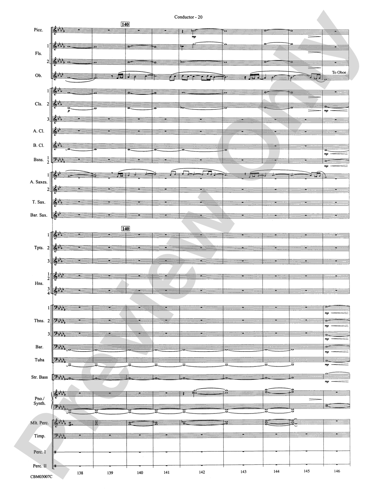 The Lord of the Rings: The Two Towers, Symphonic Suite from: Concert Band Conductor Score & Parts
