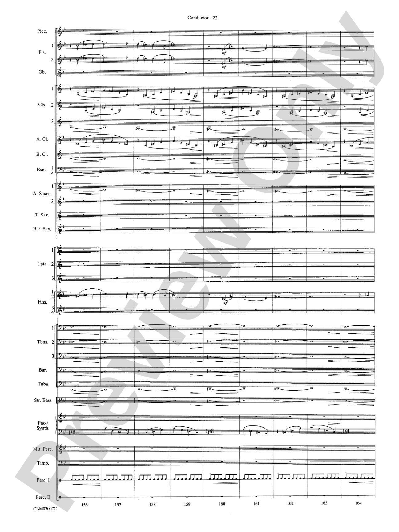 The Lord of the Rings: The Two Towers, Symphonic Suite from: Concert Band Conductor Score & Parts