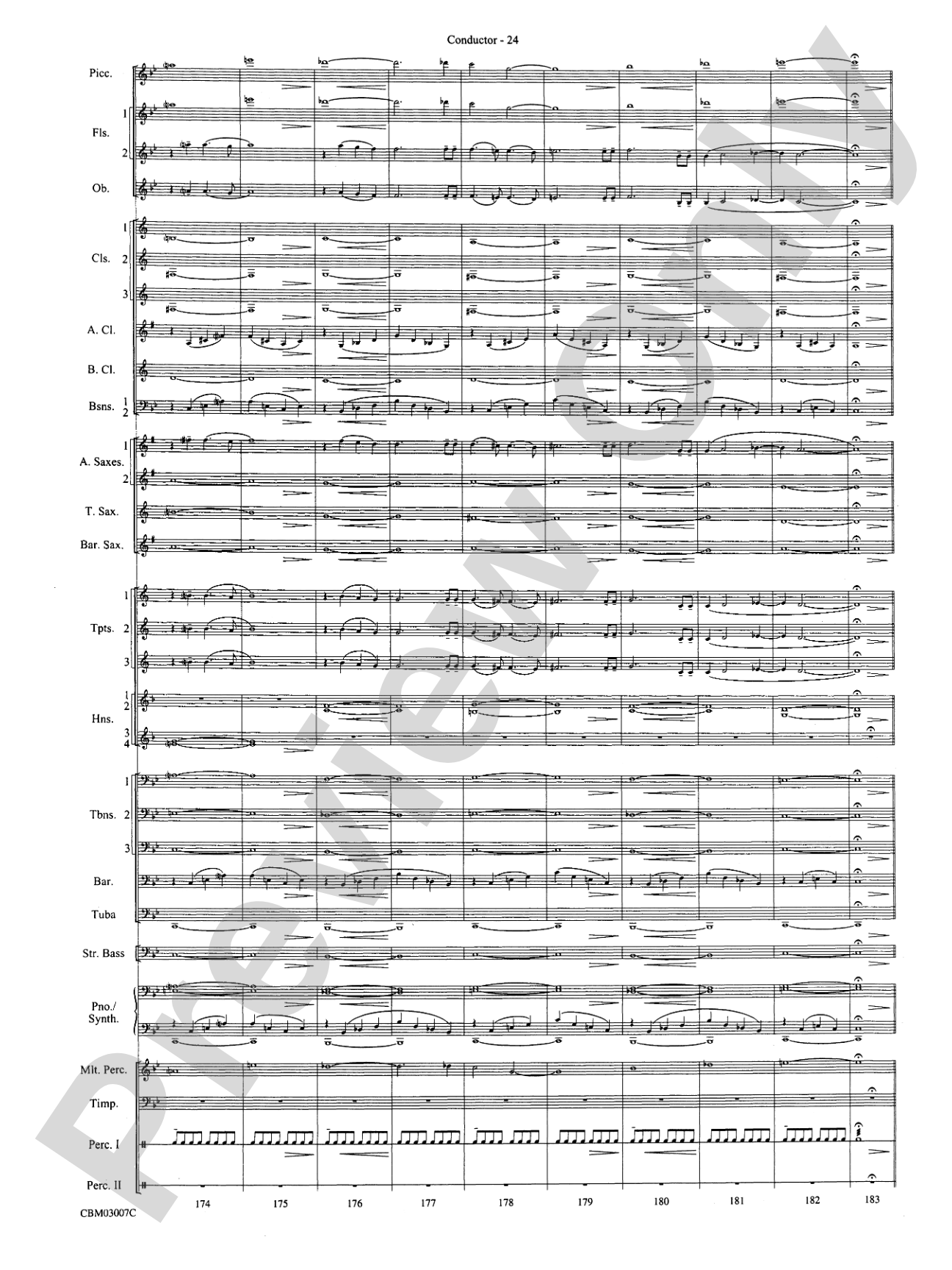The Lord of the Rings: The Two Towers, Symphonic Suite from: Concert Band Conductor Score & Parts
