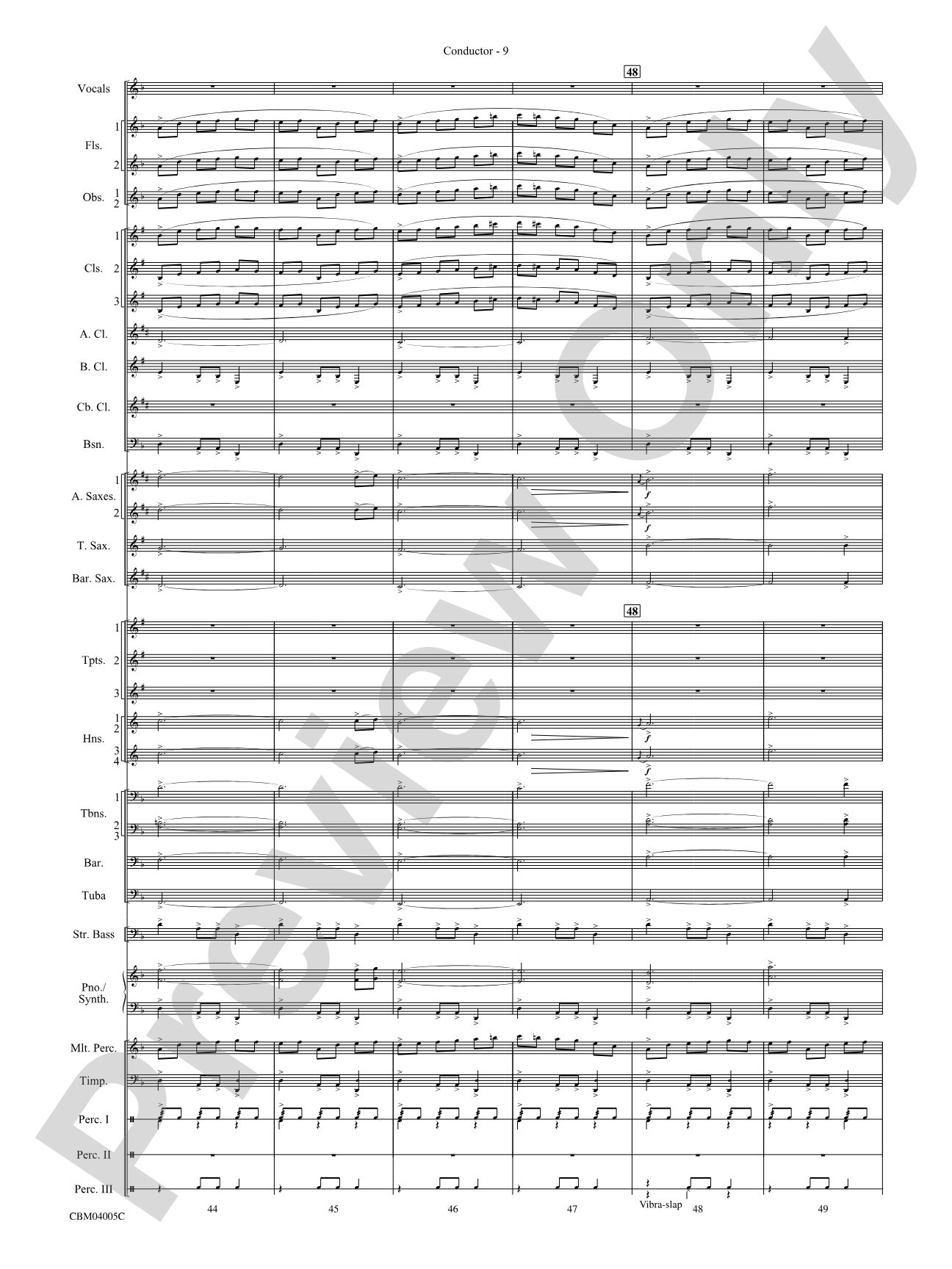 The Lord of the Rings: The Return of the King, Symphonic Suite from: Concert Band Conductor Score & Parts