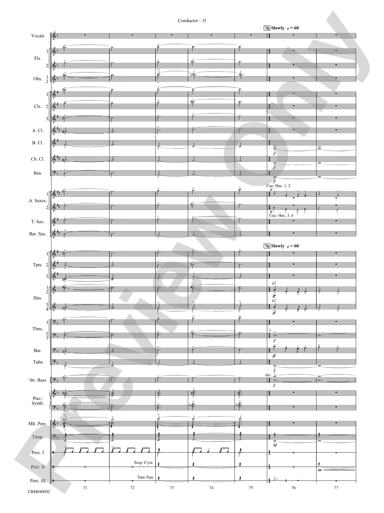 The Lord of the Rings: The Return of the King, Symphonic Suite from: Concert Band Conductor Score & Parts