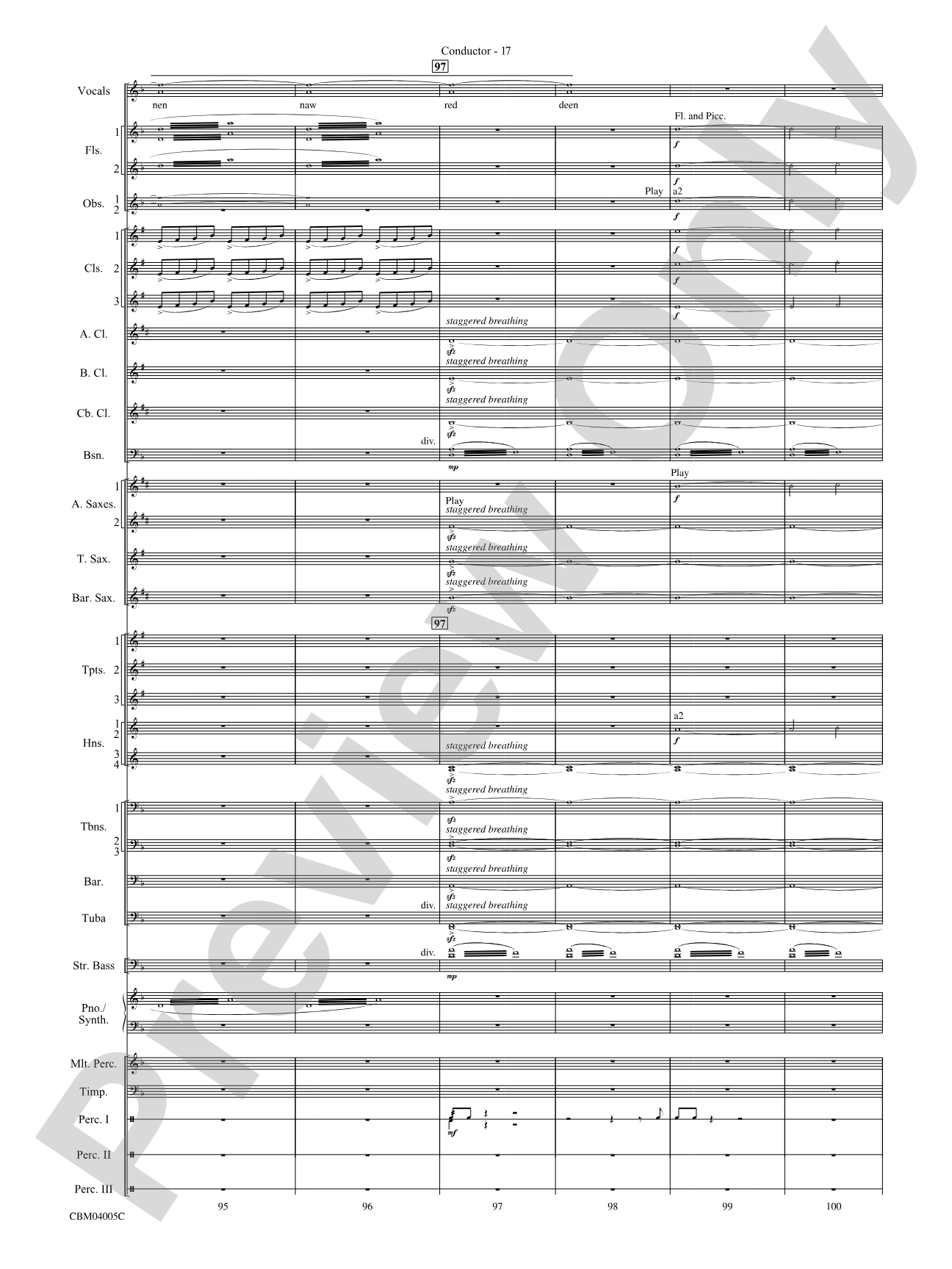 The Lord of the Rings: The Return of the King, Symphonic Suite from: Concert Band Conductor Score & Parts