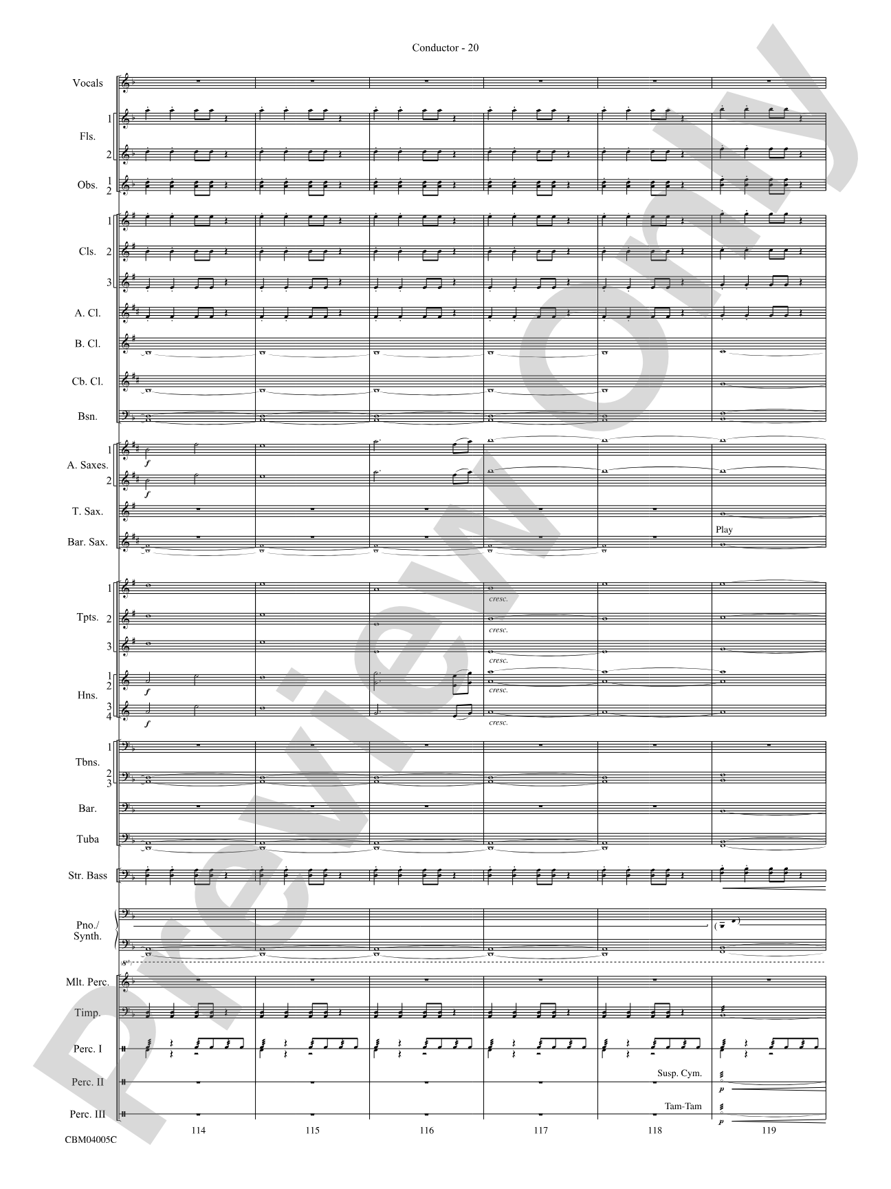 The Lord of the Rings: The Return of the King, Symphonic Suite from: Concert Band Conductor Score & Parts