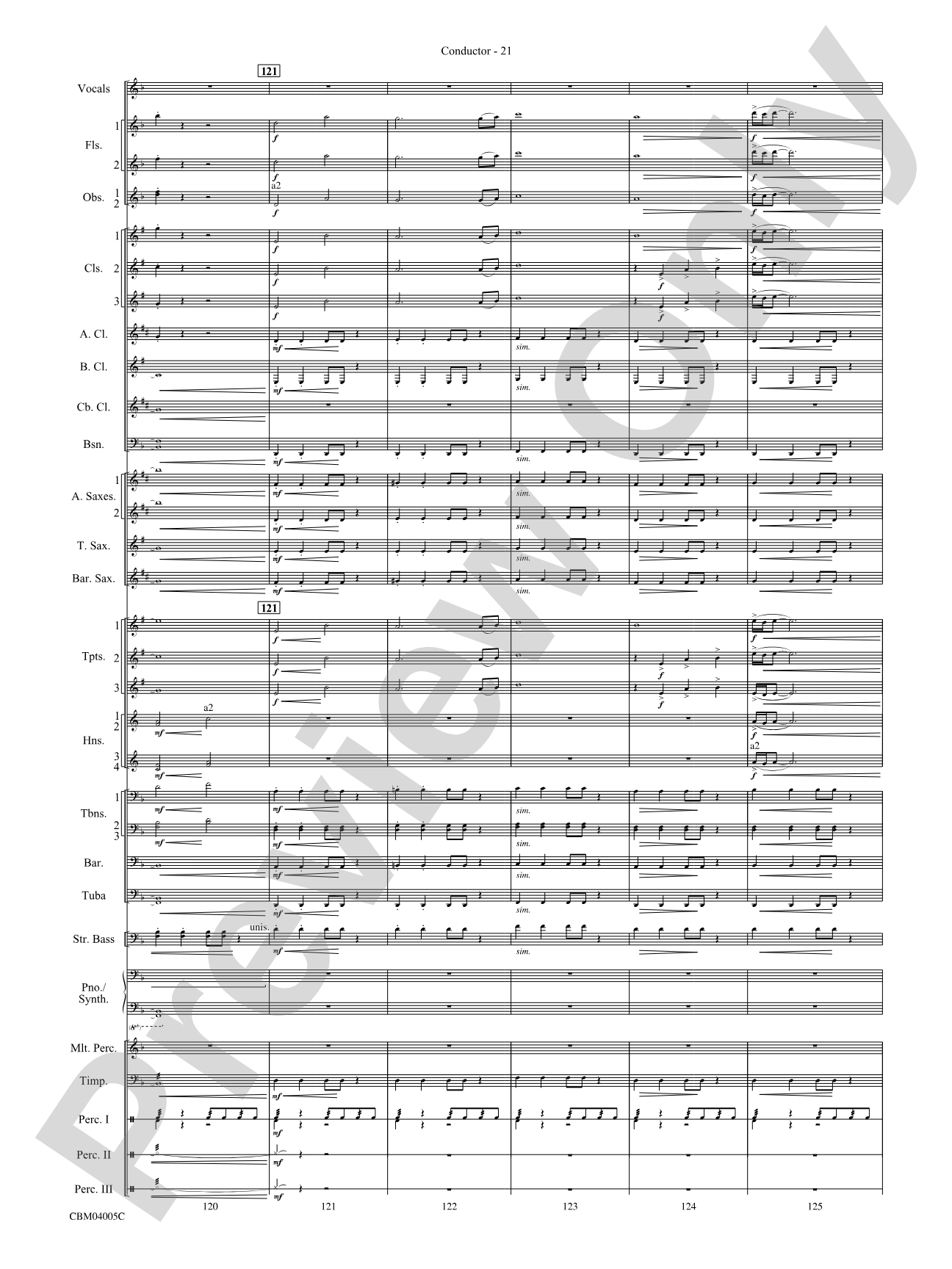 The Lord of the Rings: The Return of the King, Symphonic Suite from: Concert Band Conductor Score & Parts
