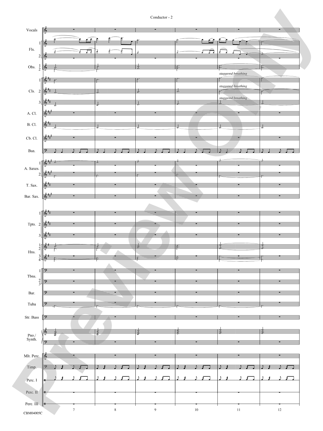 The Lord of the Rings: The Return of the King, Symphonic Suite from: Concert Band Conductor Score & Parts