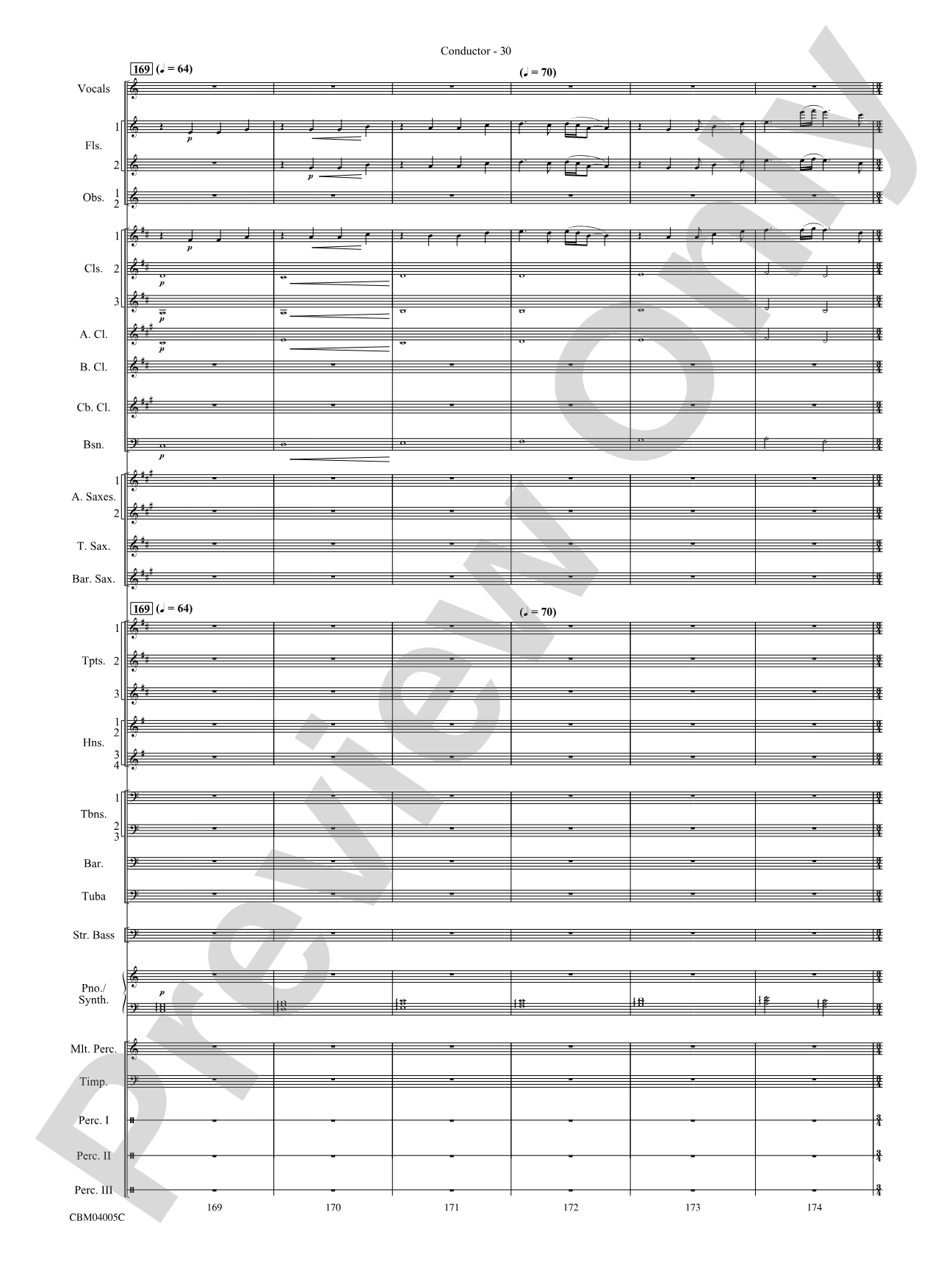 The Lord of the Rings: The Return of the King, Symphonic Suite from: Concert Band Conductor Score & Parts