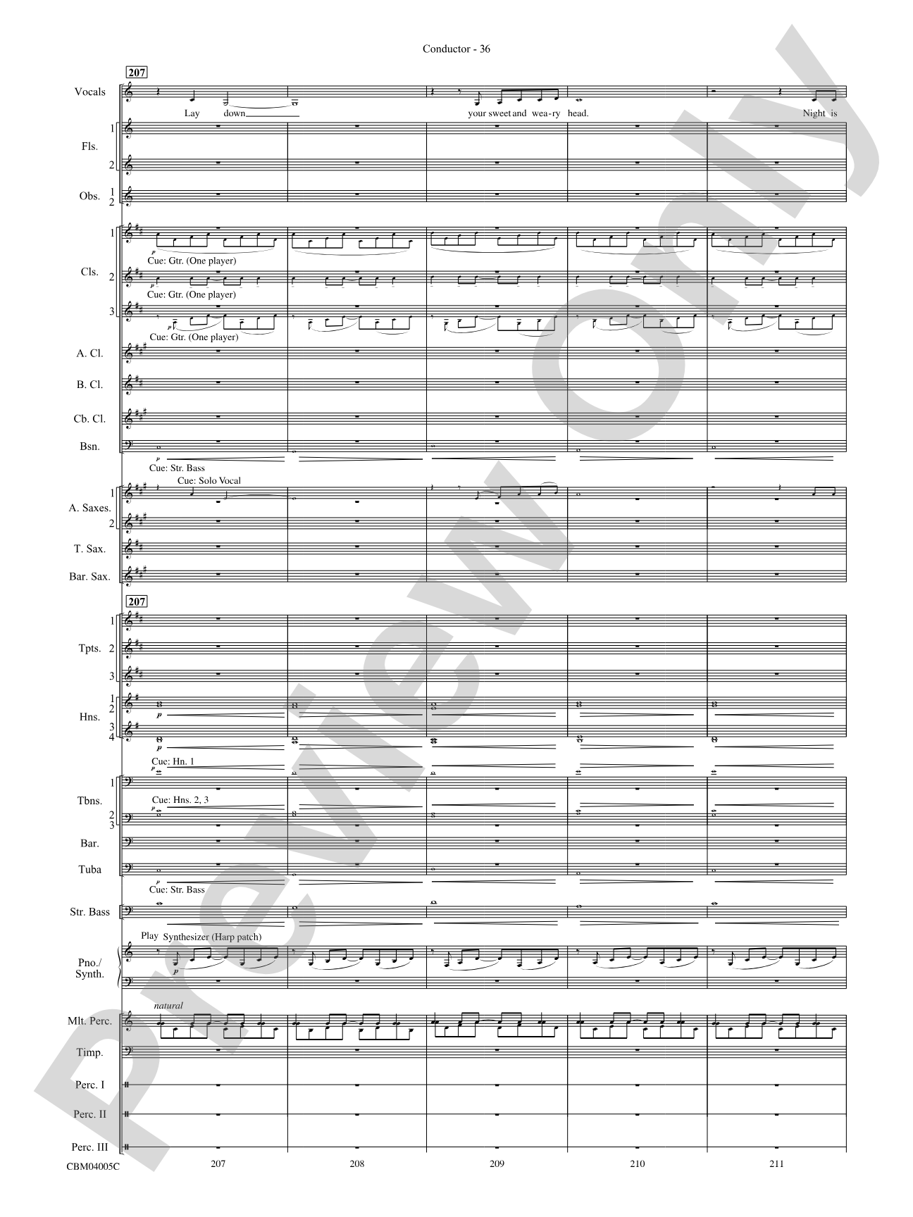 The Lord of the Rings: The Return of the King, Symphonic Suite from: Concert Band Conductor Score & Parts