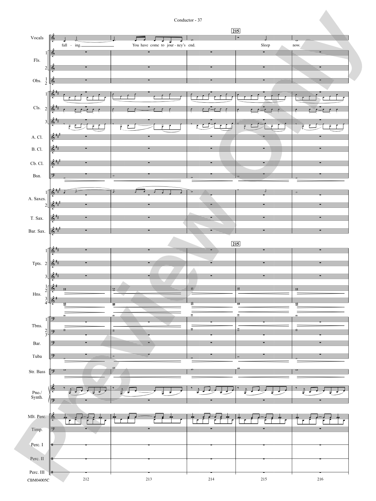 The Lord of the Rings: The Return of the King, Symphonic Suite from: Concert Band Conductor Score & Parts