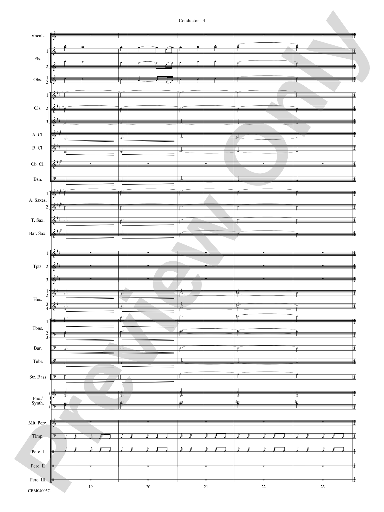 The Lord of the Rings: The Return of the King, Symphonic Suite from: Concert Band Conductor Score & Parts