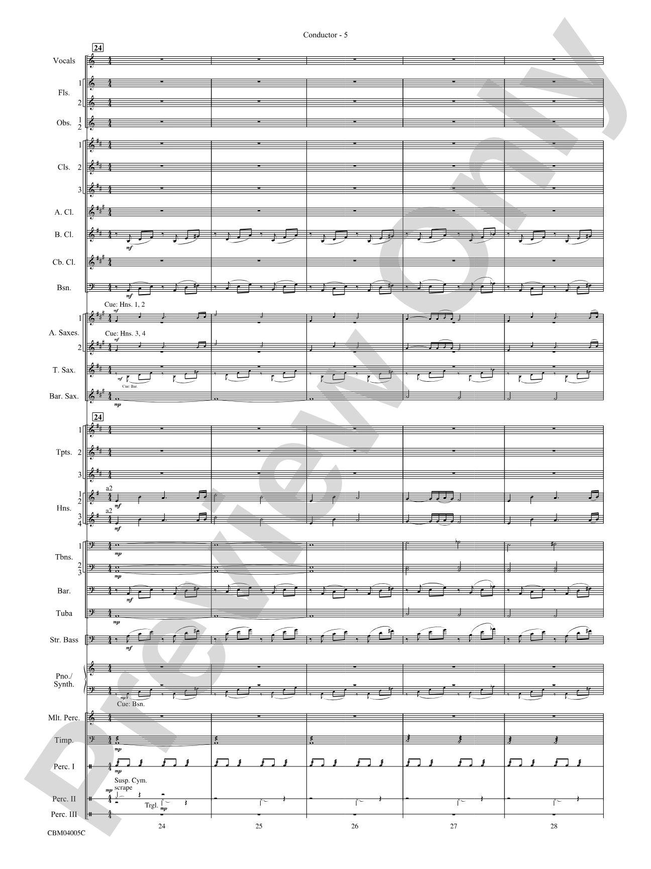 The Lord of the Rings: The Return of the King, Symphonic Suite from: Concert Band Conductor Score & Parts