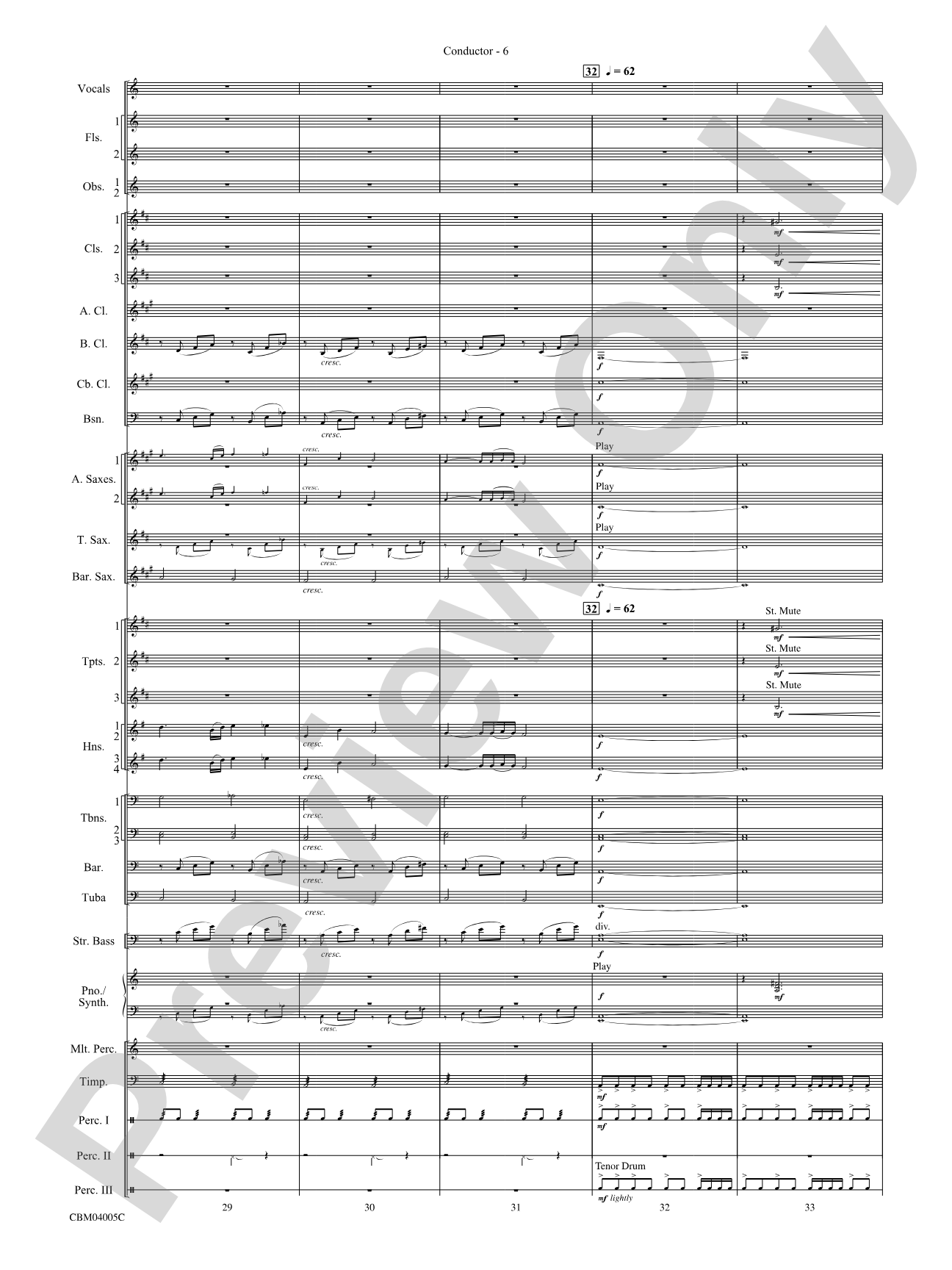 The Lord of the Rings: The Return of the King, Symphonic Suite from: Concert Band Conductor Score & Parts