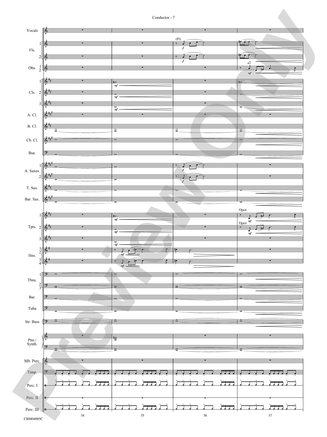 The Lord of the Rings: The Return of the King, Symphonic Suite from: Concert Band Conductor Score & Parts