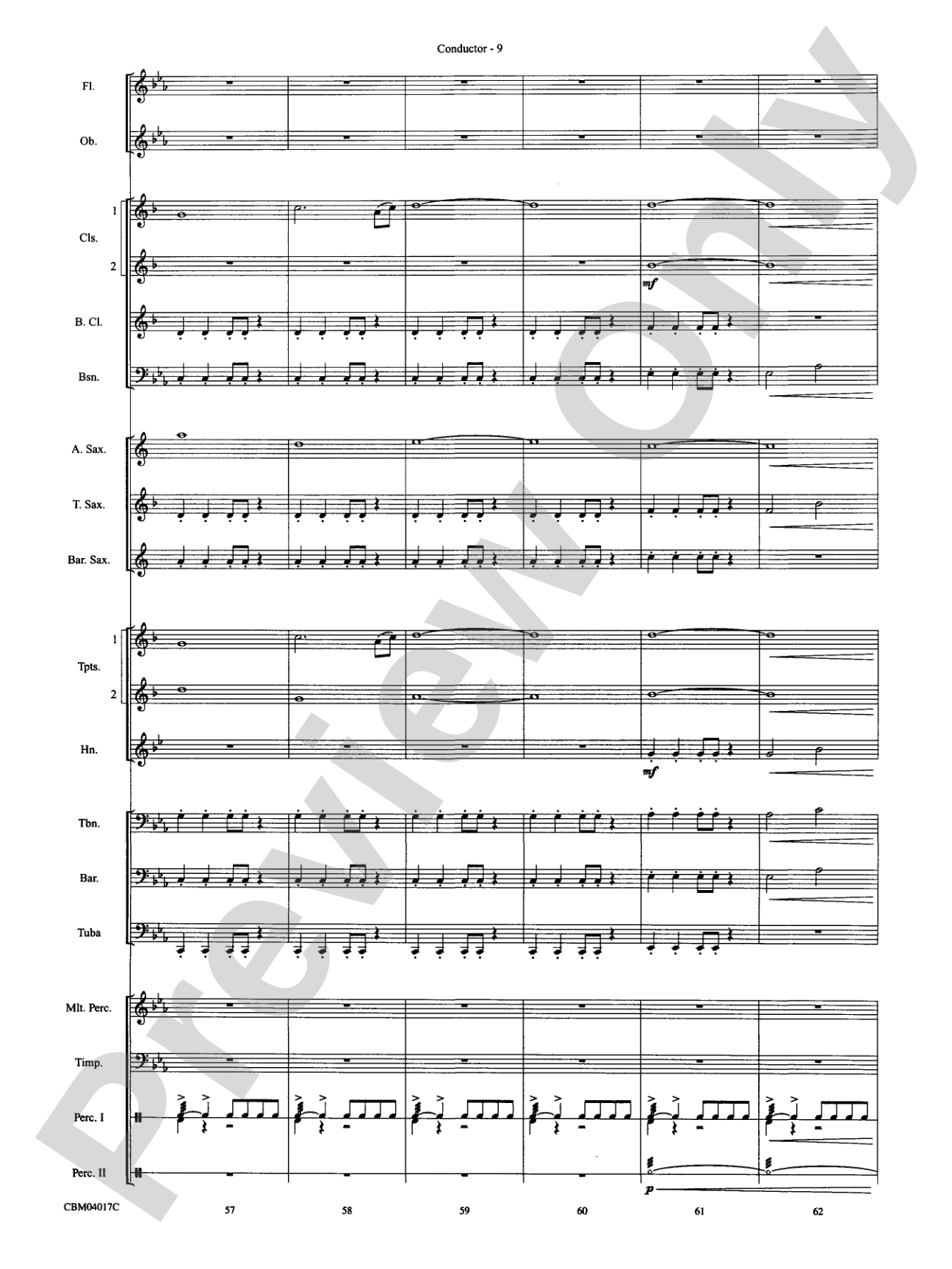 The Lord of the Rings: The Return of the King, Selections from: Concert Band Conductor Score & Parts