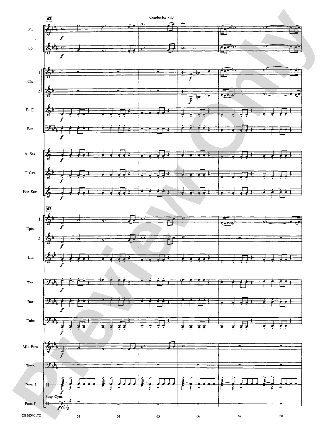 The Lord of the Rings: The Return of the King, Selections from: Concert Band Conductor Score & Parts