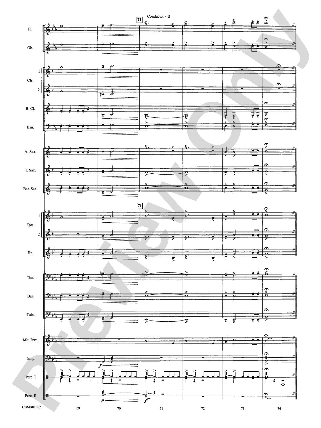 The Lord of the Rings: The Return of the King, Selections from: Concert Band Conductor Score & Parts