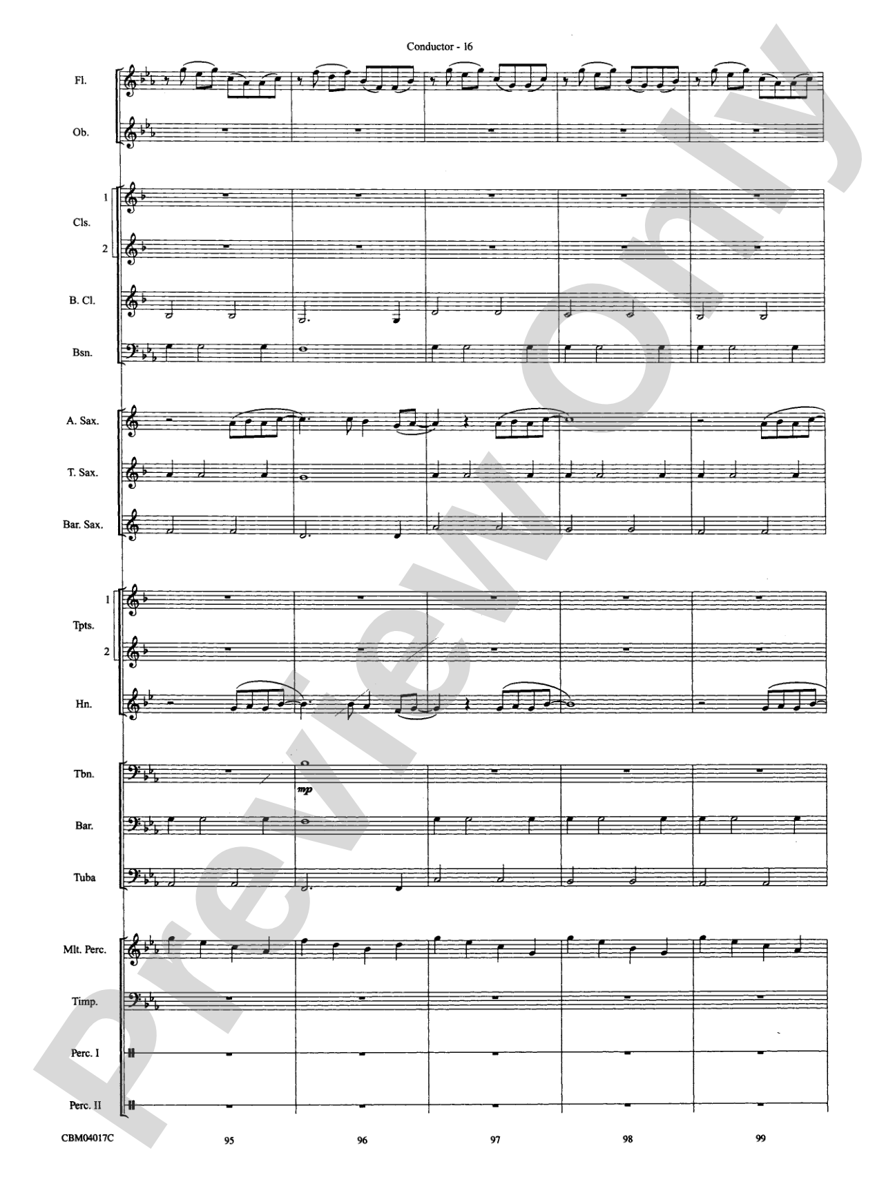 The Lord of the Rings: The Return of the King, Selections from: Concert Band Conductor Score & Parts