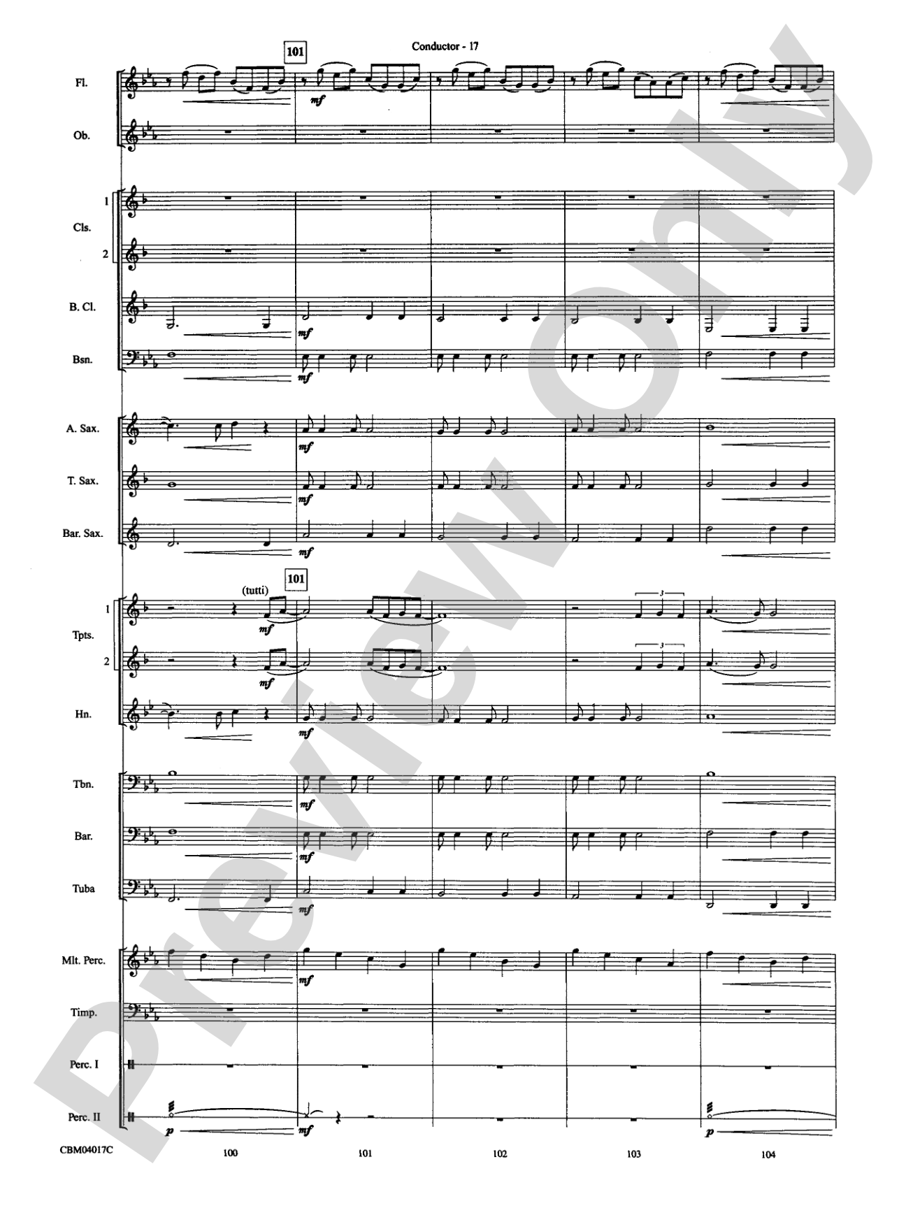 The Lord of the Rings: The Return of the King, Selections from: Concert Band Conductor Score & Parts