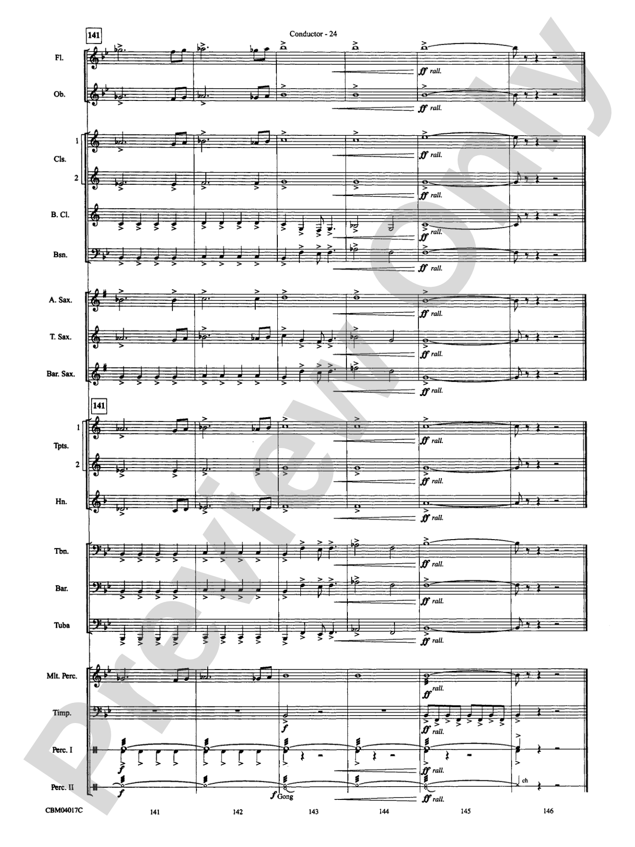 The Lord of the Rings: The Return of the King, Selections from: Concert Band Conductor Score & Parts