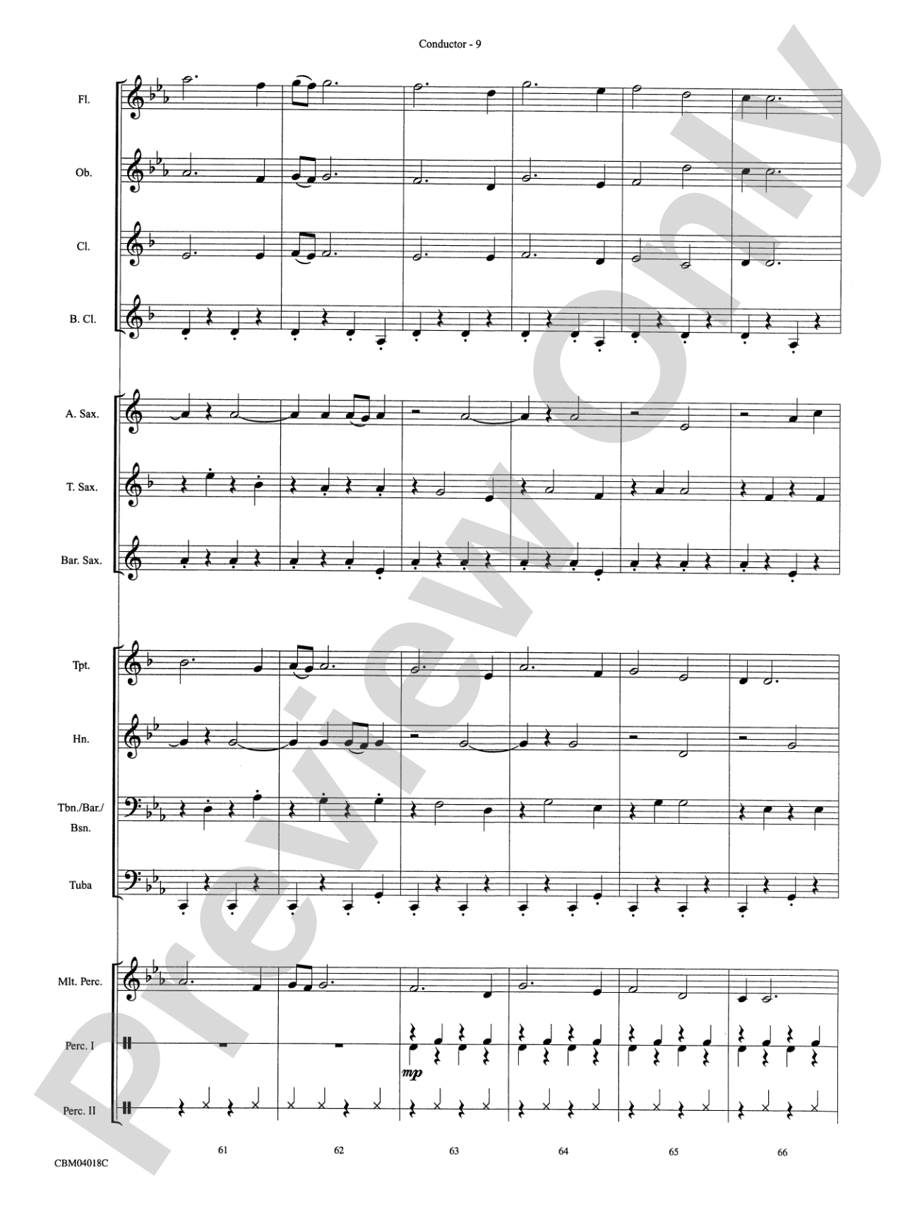 Harry Potter and the Prisoner of Azkaban, More Themes from: Concert Band Conductor Score & Parts
