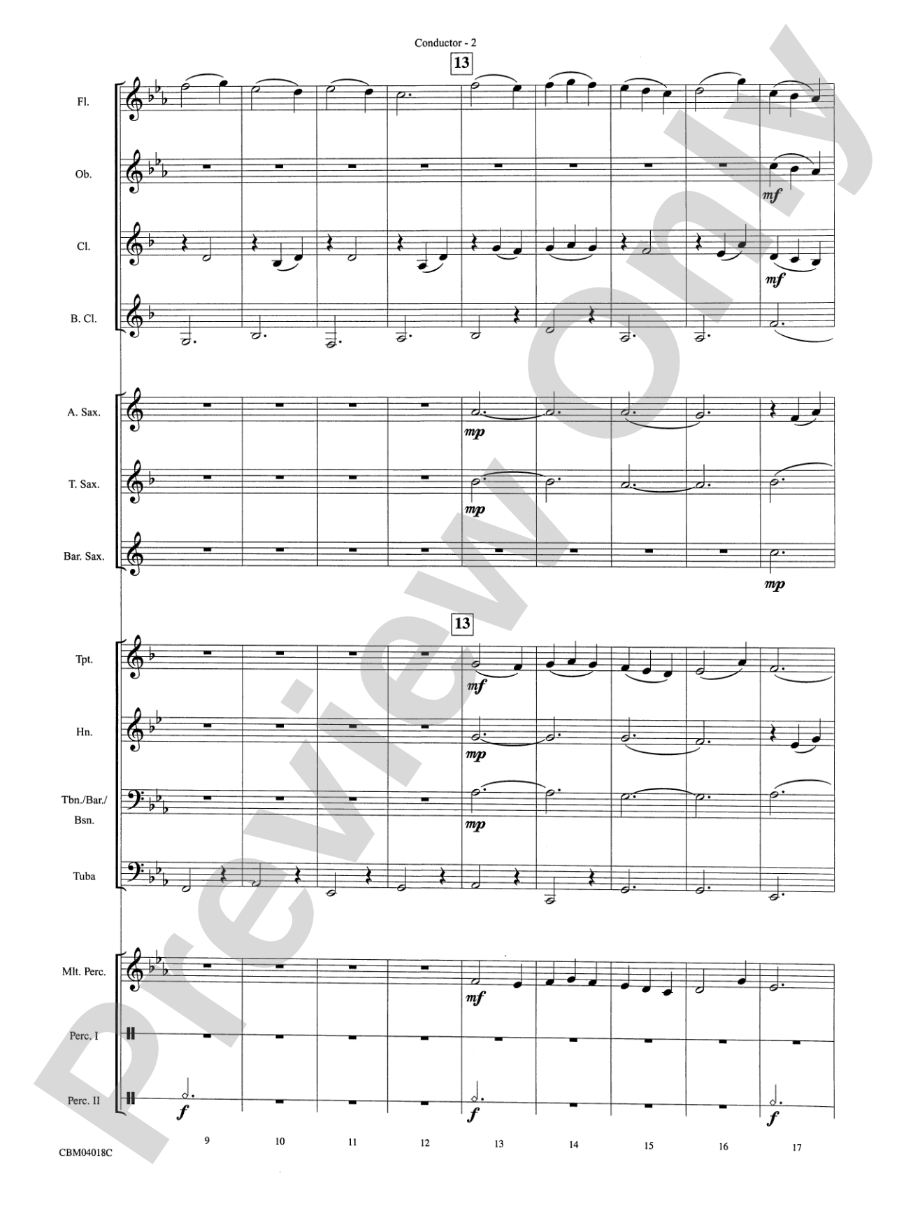 Harry Potter and the Prisoner of Azkaban, More Themes from: Concert Band Conductor Score & Parts
