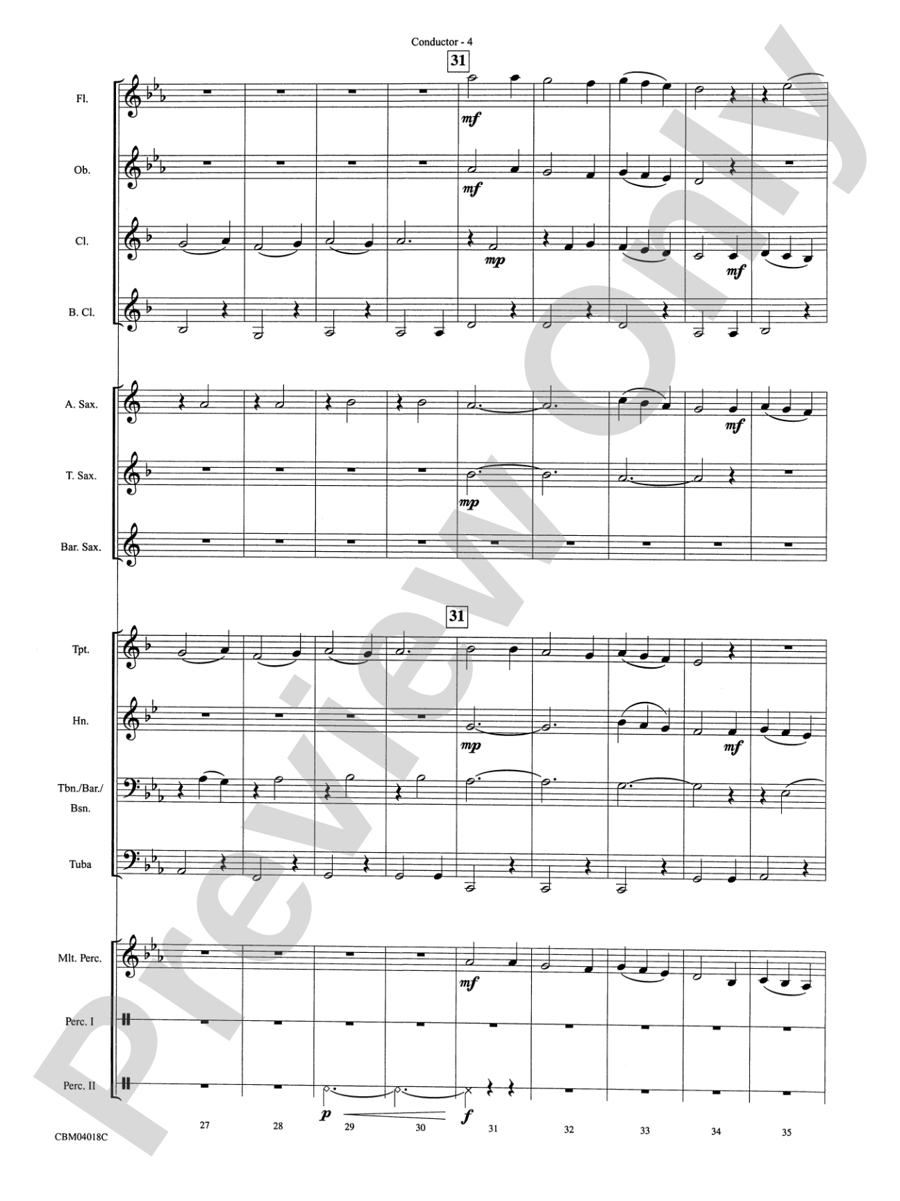 Harry Potter and the Prisoner of Azkaban, More Themes from: Concert Band Conductor Score & Parts