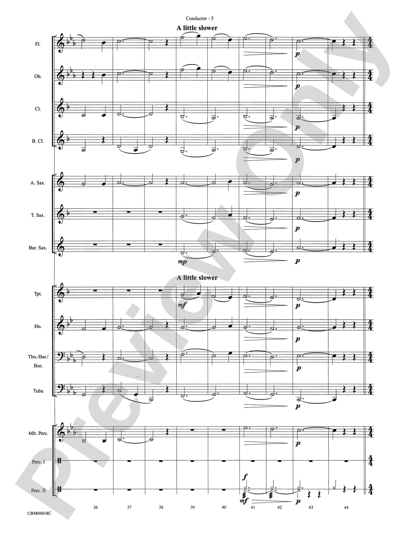 Harry Potter and the Prisoner of Azkaban, More Themes from: Concert Band Conductor Score & Parts