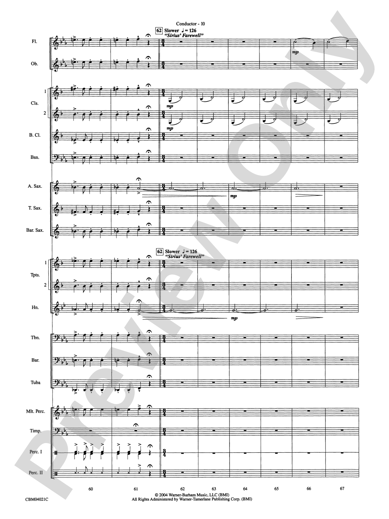Harry Potter and the Prisoner of Azkaban, Selections from: Concert Band Conductor Score & Parts