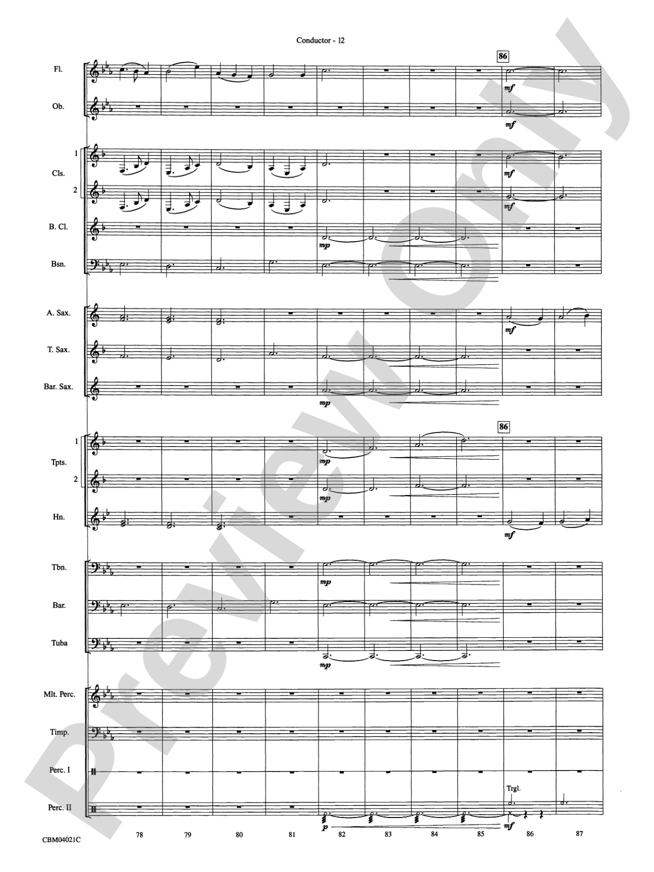 Harry Potter and the Prisoner of Azkaban, Selections from: Concert Band Conductor Score & Parts