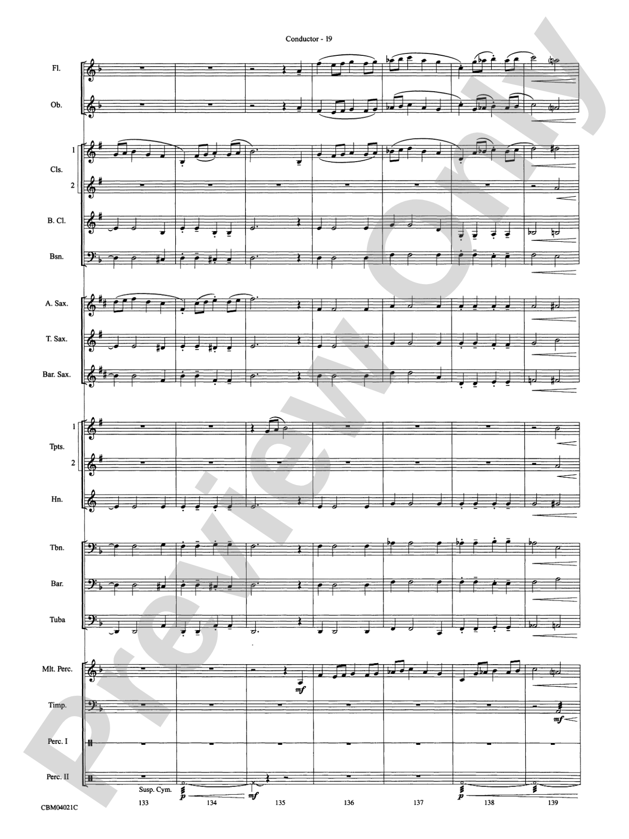 Harry Potter and the Prisoner of Azkaban, Selections from: Concert Band Conductor Score & Parts