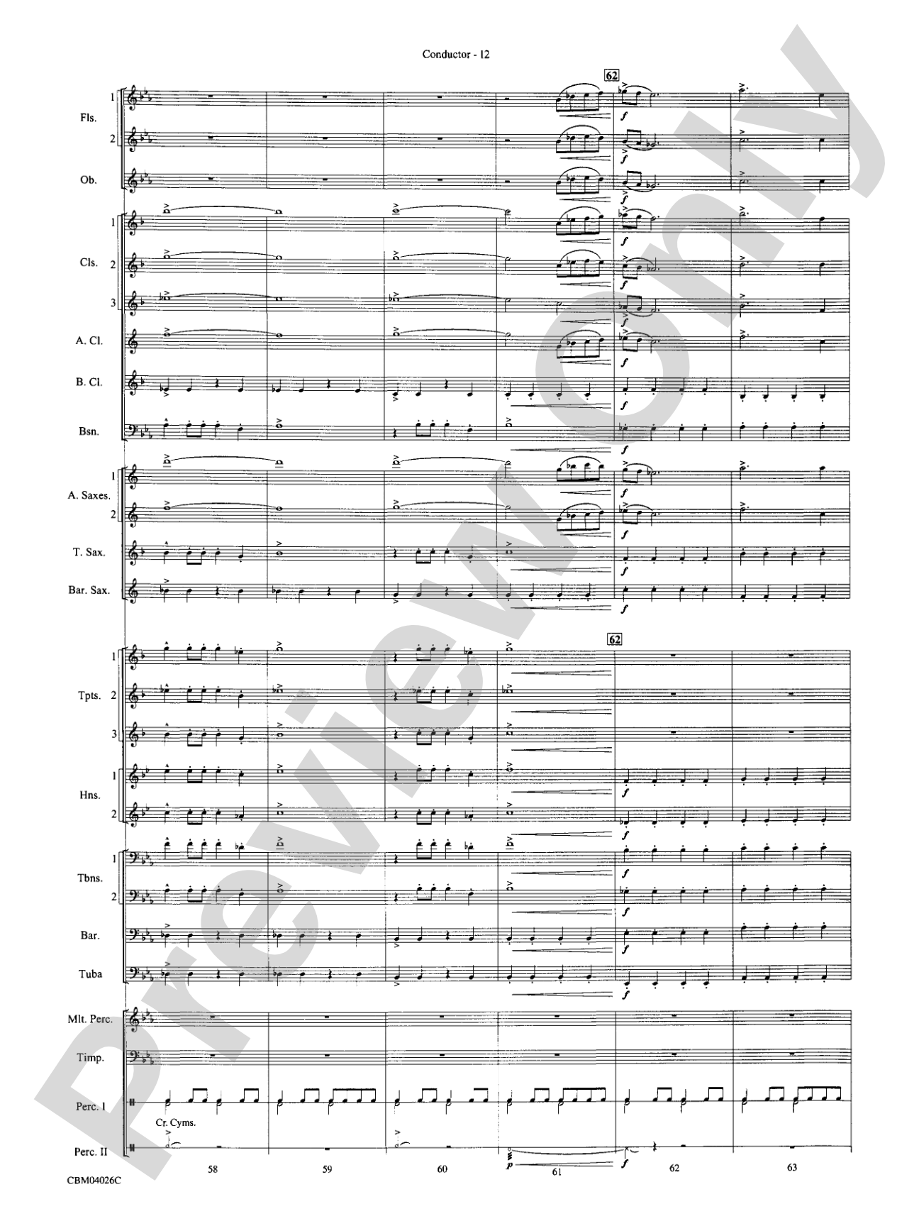 Go West!: Concert Band Conductor Score & Parts