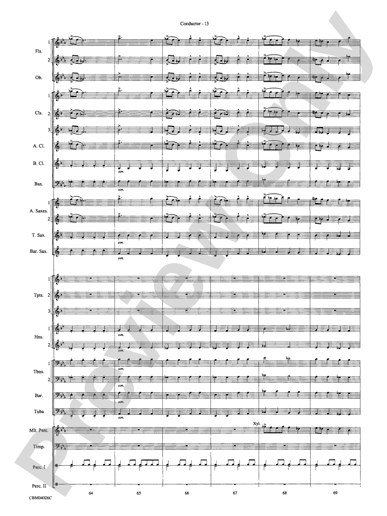 Go West!: Concert Band Conductor Score & Parts