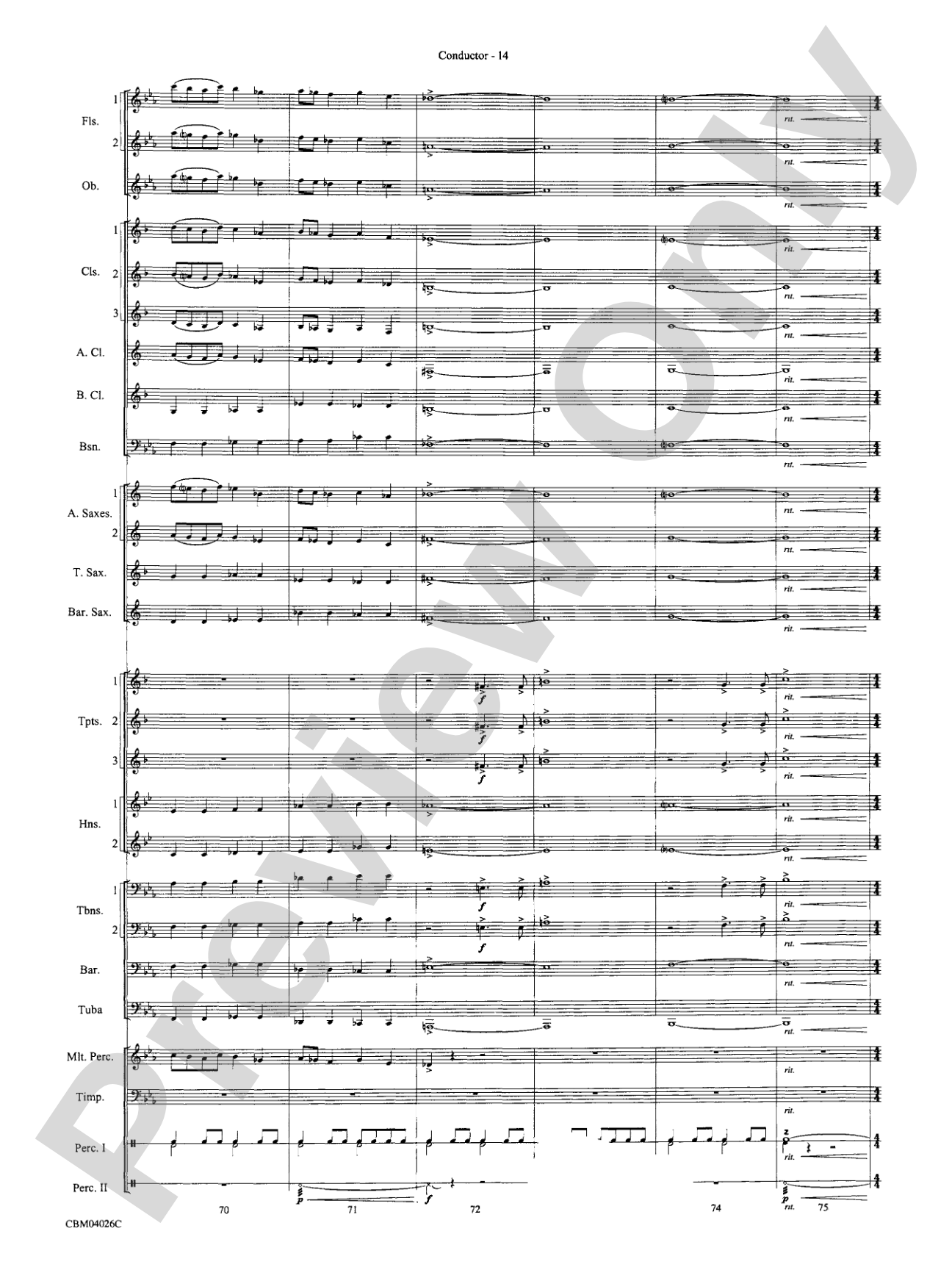 Go West!: Concert Band Conductor Score & Parts