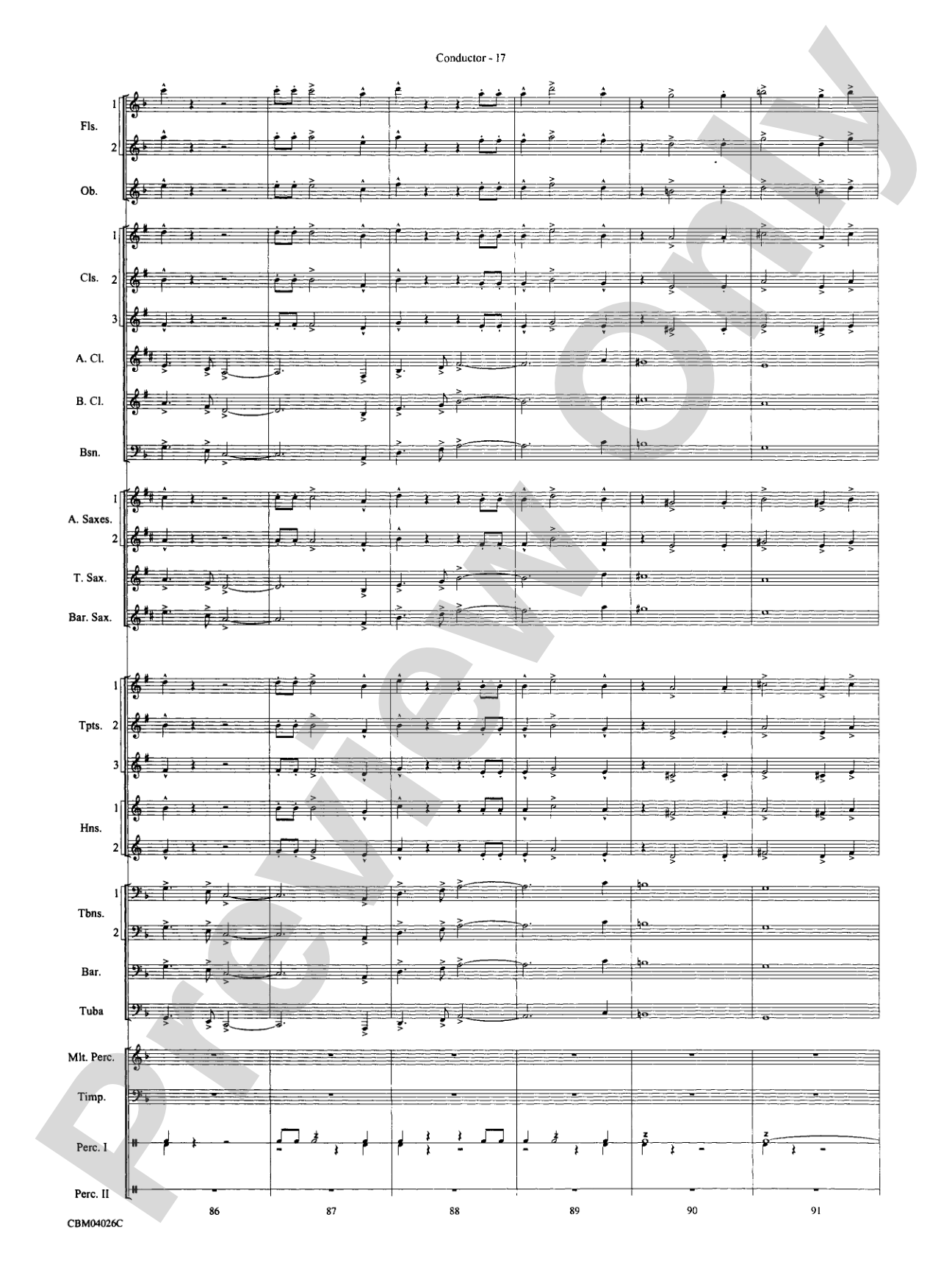 Go West!: Concert Band Conductor Score & Parts