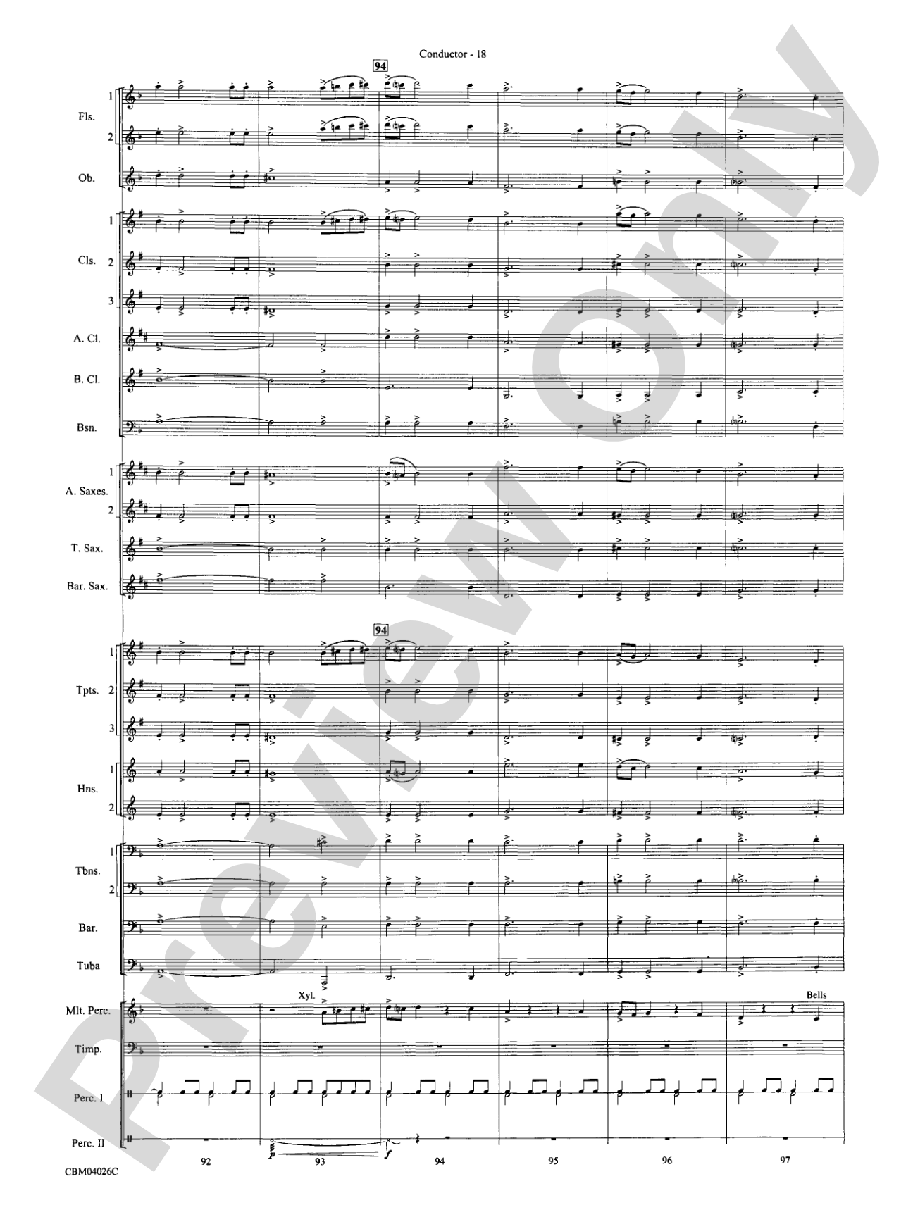 Go West!: Concert Band Conductor Score & Parts