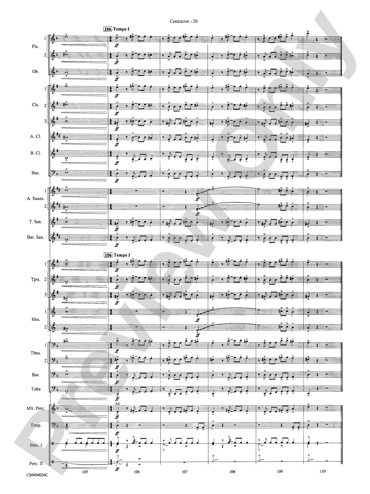 Go West!: Concert Band Conductor Score & Parts