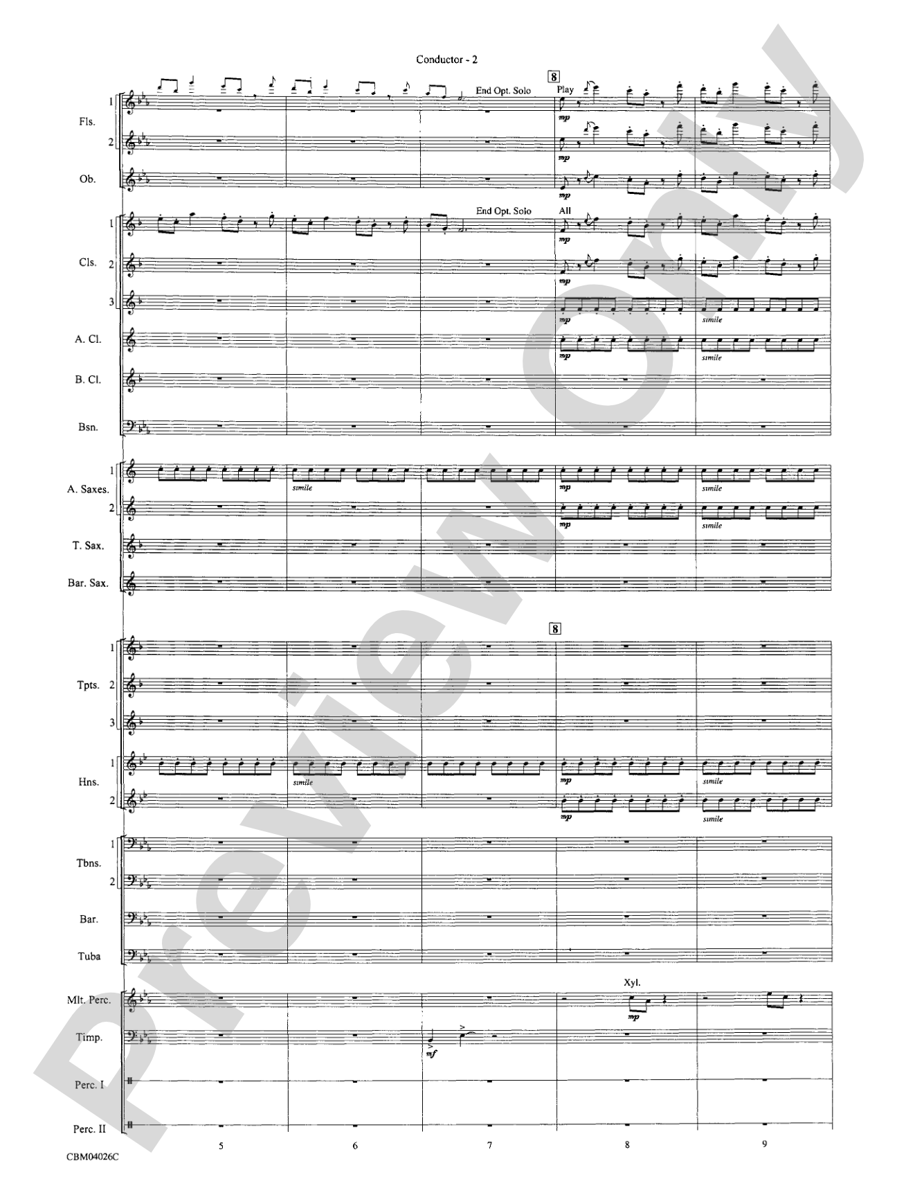 Go West!: Concert Band Conductor Score & Parts