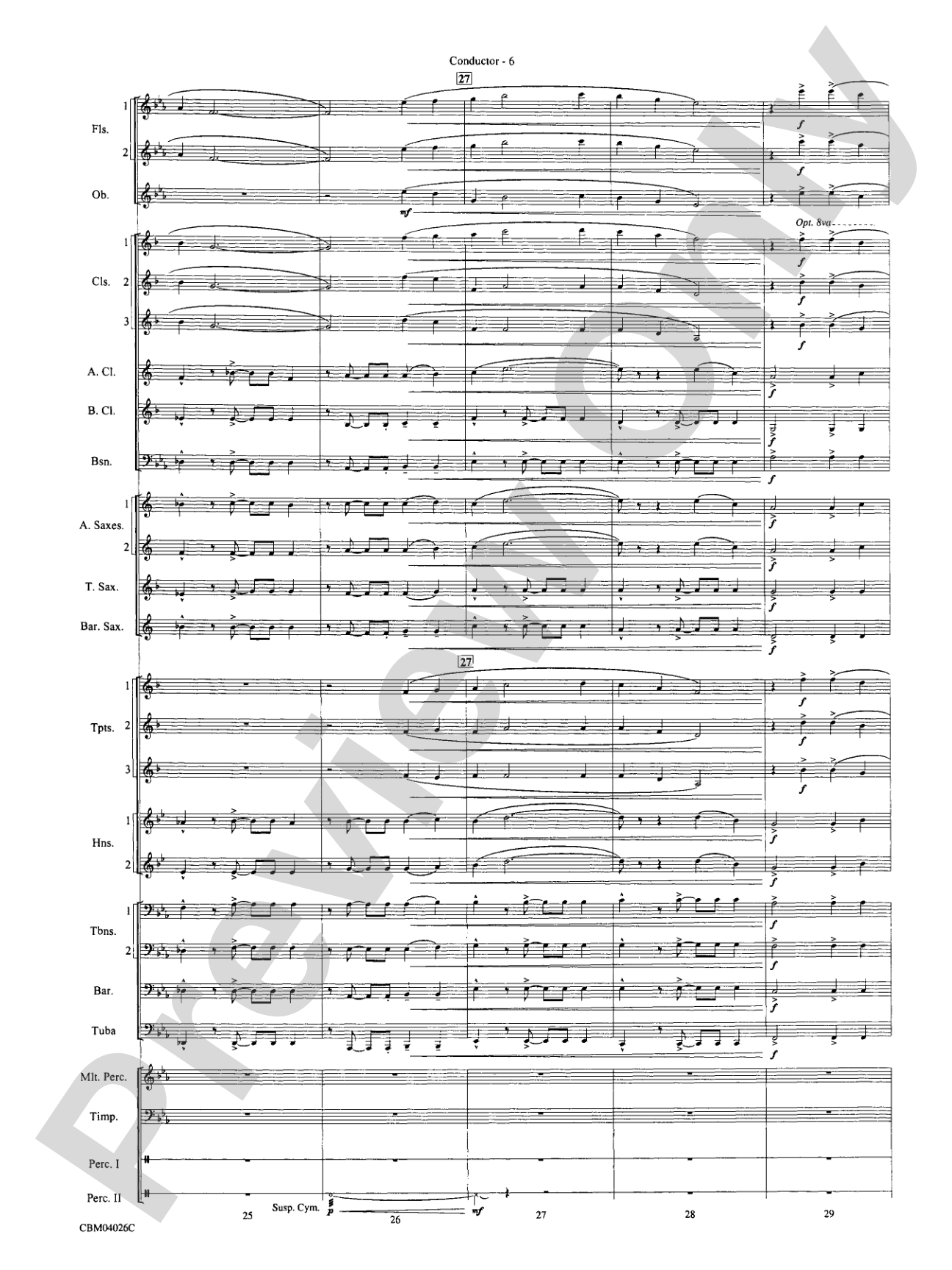 Go West!: Concert Band Conductor Score & Parts