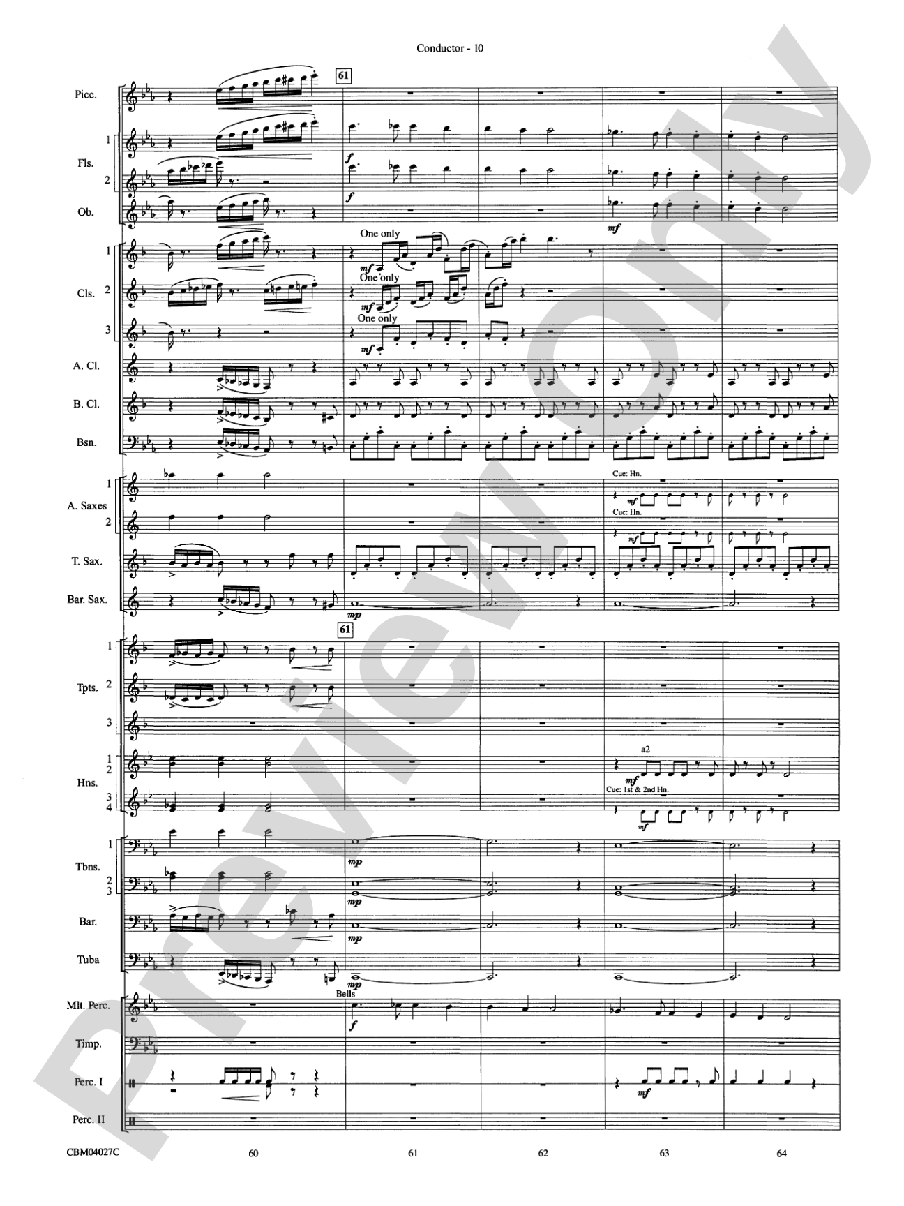 Harry Potter and the Prisoner of Azkaban, Symphonic Suite from: Concert Band Conductor Score & Parts