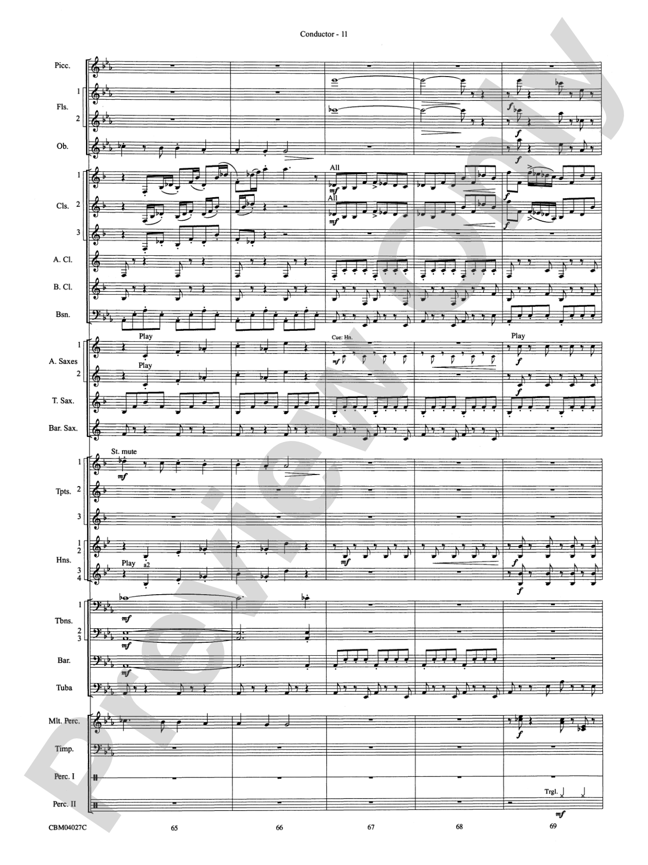 Harry Potter and the Prisoner of Azkaban, Symphonic Suite from: Concert Band Conductor Score & Parts