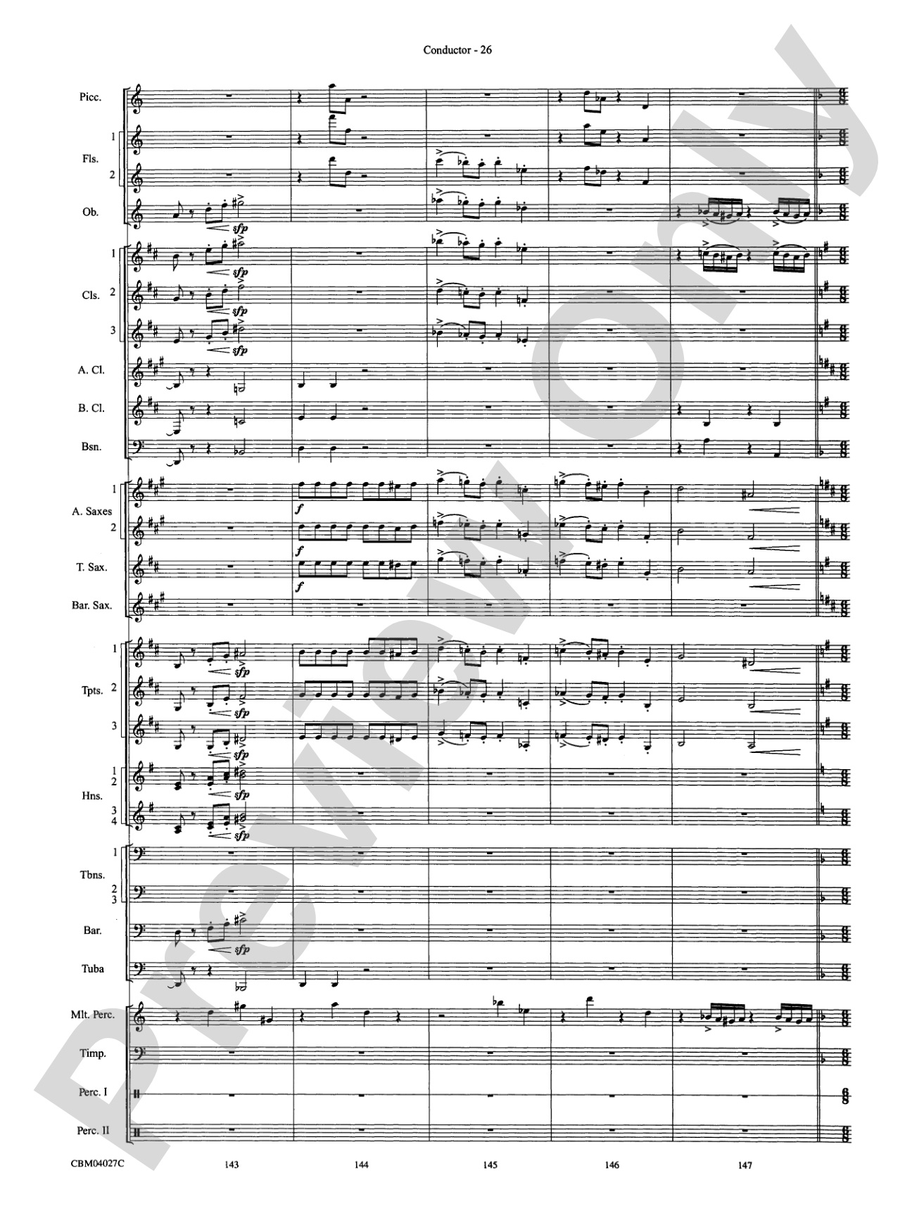 Harry Potter and the Prisoner of Azkaban, Symphonic Suite from: Concert Band Conductor Score & Parts