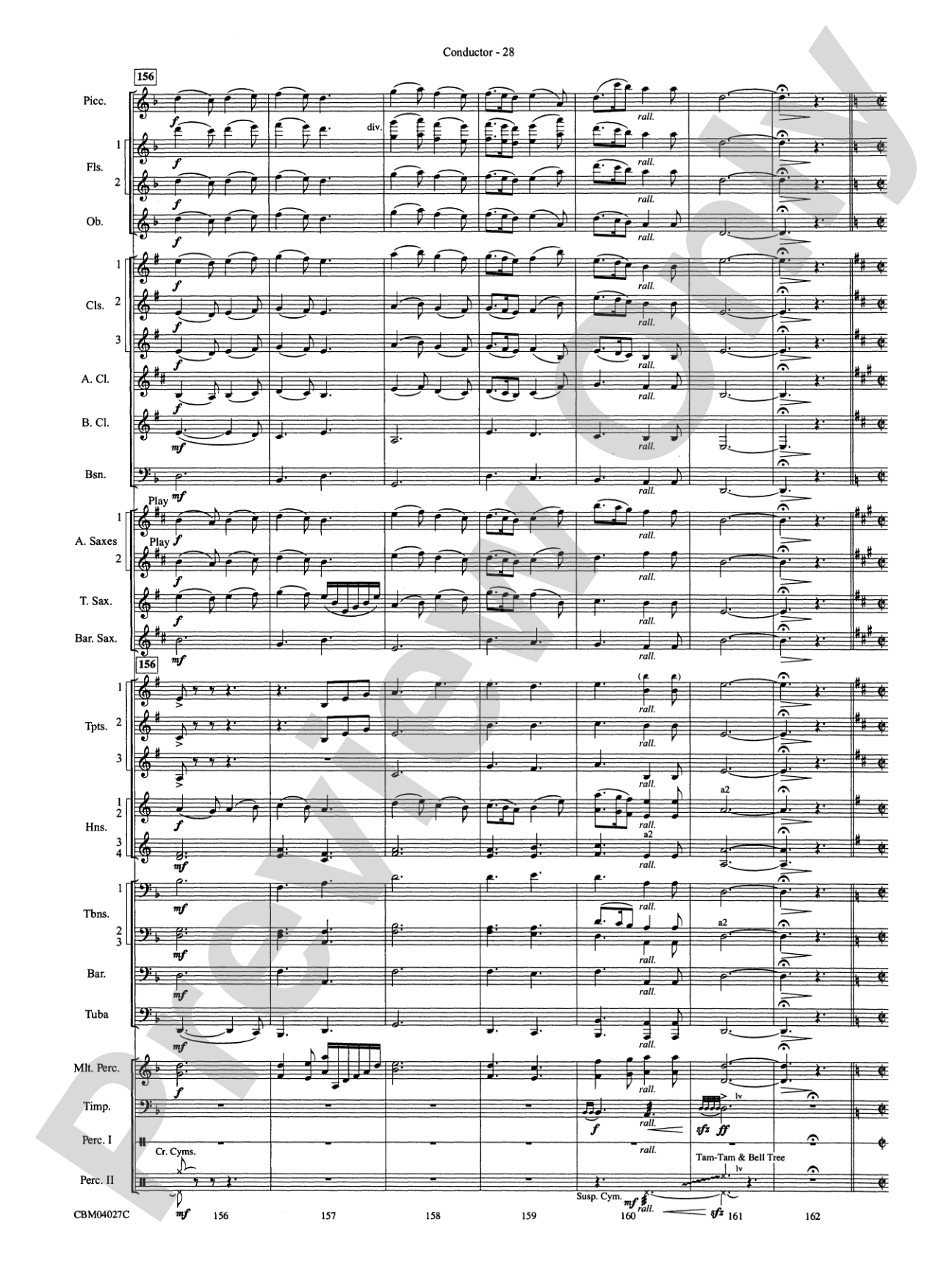 Harry Potter and the Prisoner of Azkaban, Symphonic Suite from: Concert Band Conductor Score & Parts