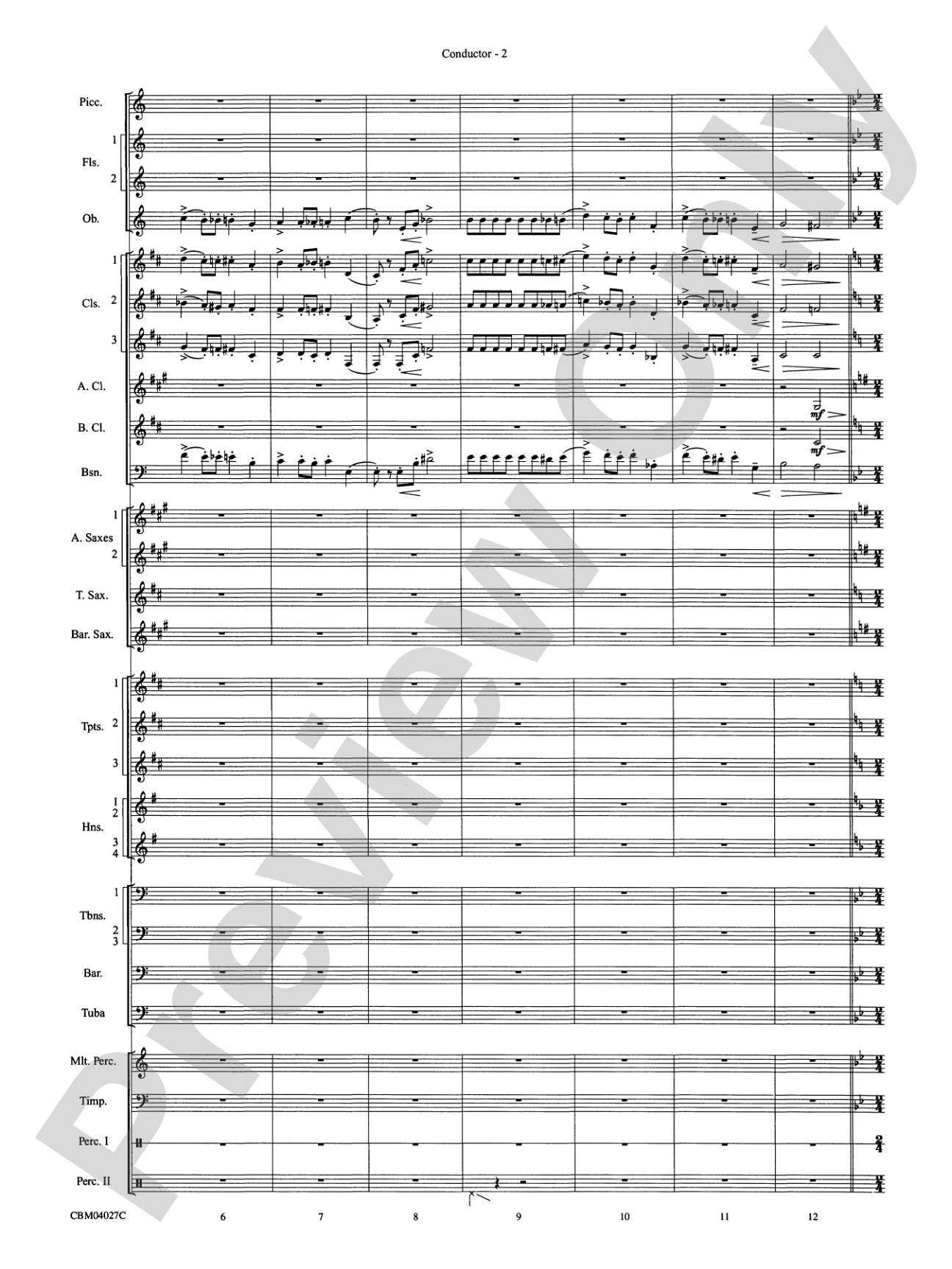 Harry Potter and the Prisoner of Azkaban, Symphonic Suite from: Concert Band Conductor Score & Parts